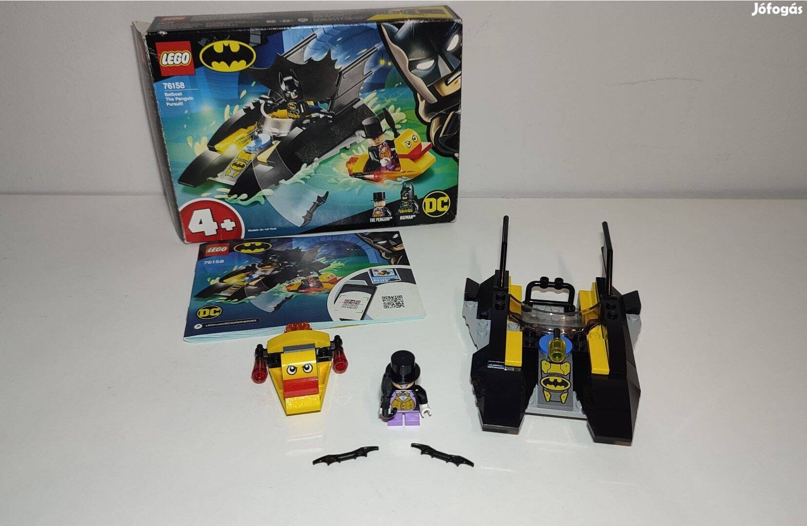 LEGO Batman - Pingvinüldözés a Batboattal (76158) Hiányos