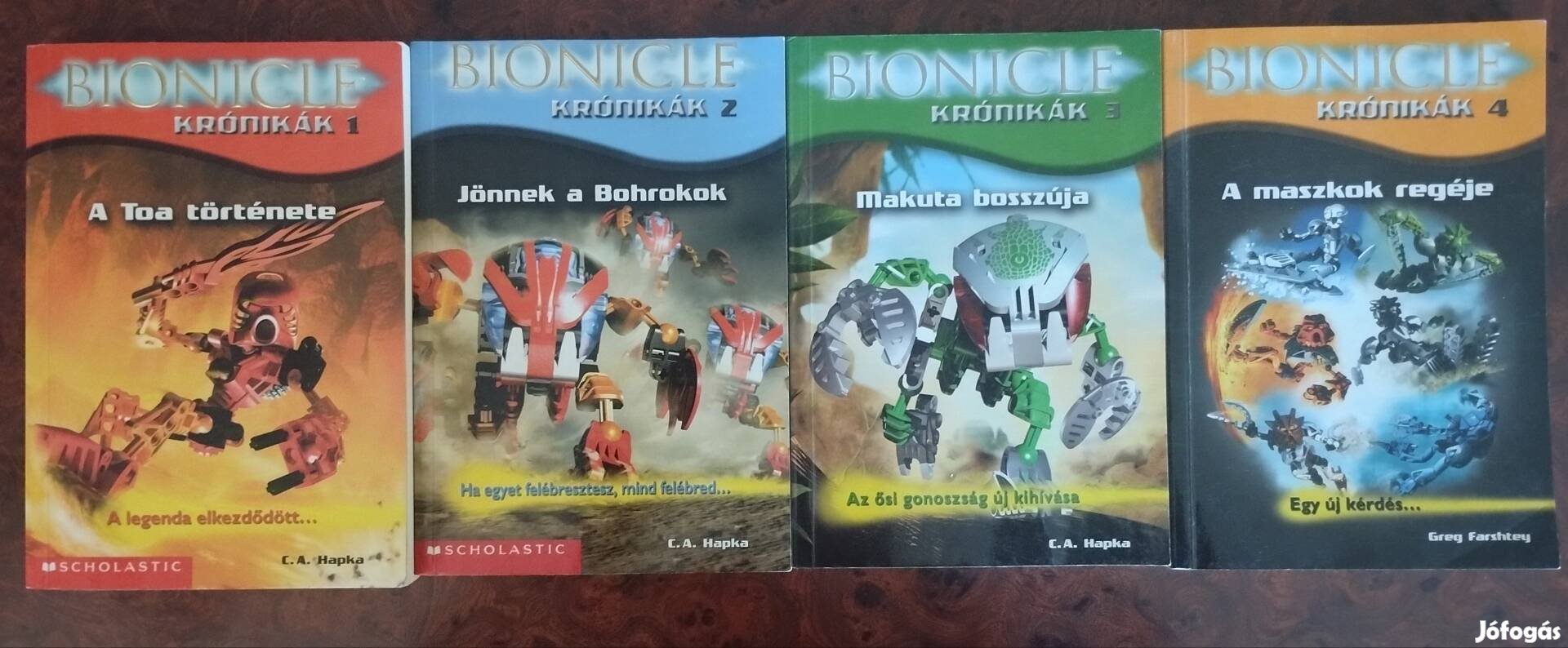 LEGO Bionicle könyvsorozat eladó.