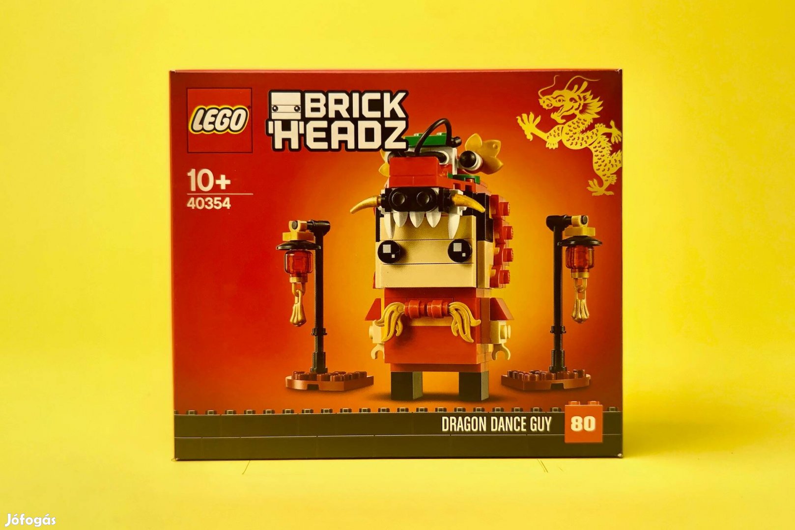 LEGO Brickheadz 40354 Dragon Dance Guy, Új, Bontatlan