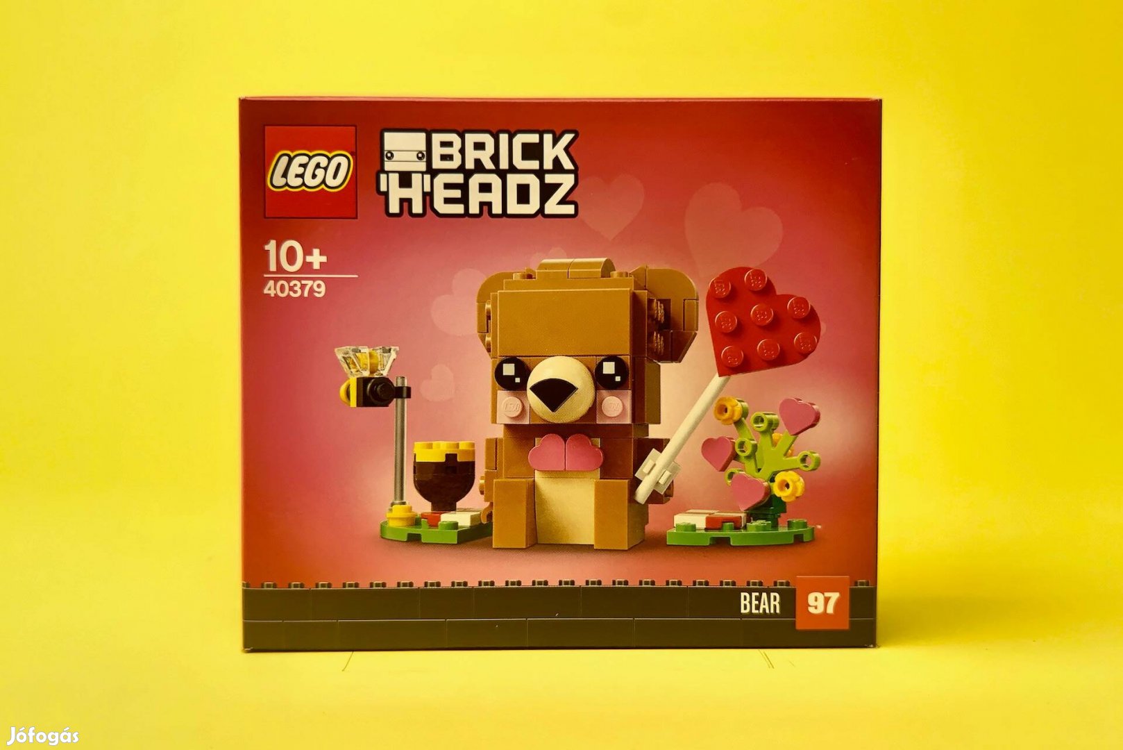 LEGO Brickheadz 40379 Valentin napi maci, Új, Bontatlan