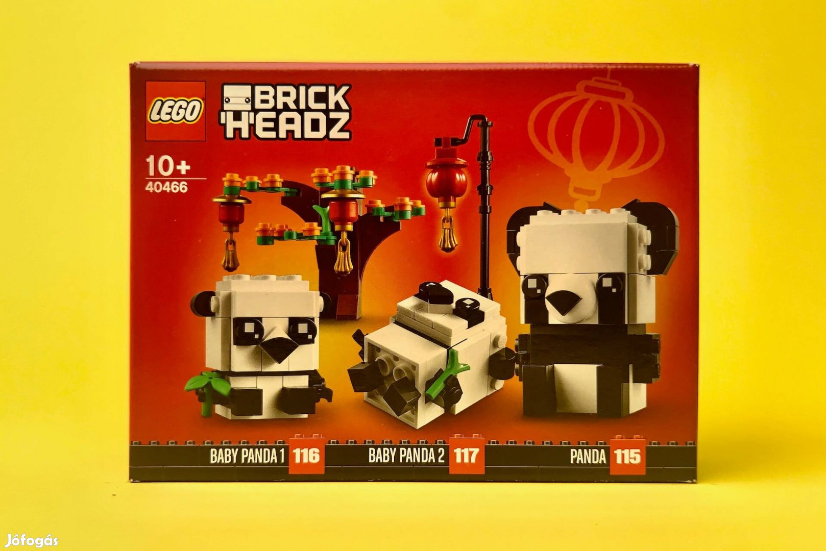 LEGO Brickheadz 40466 Chinese New Year Pandas, Új, Bontatlan