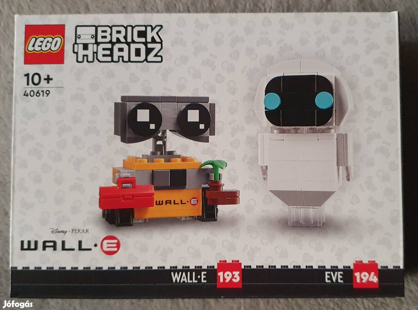 LEGO Brickheadz 40619 Éva & Wall-E, bontatlan