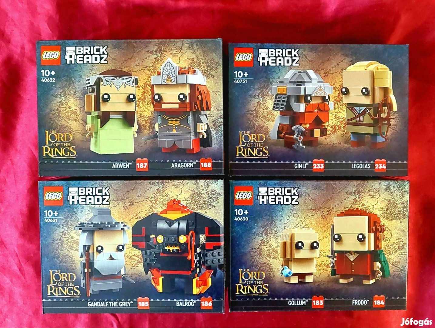 LEGO Brickheadz 40630, 40631, 40632 és 40751 új, bontatlan