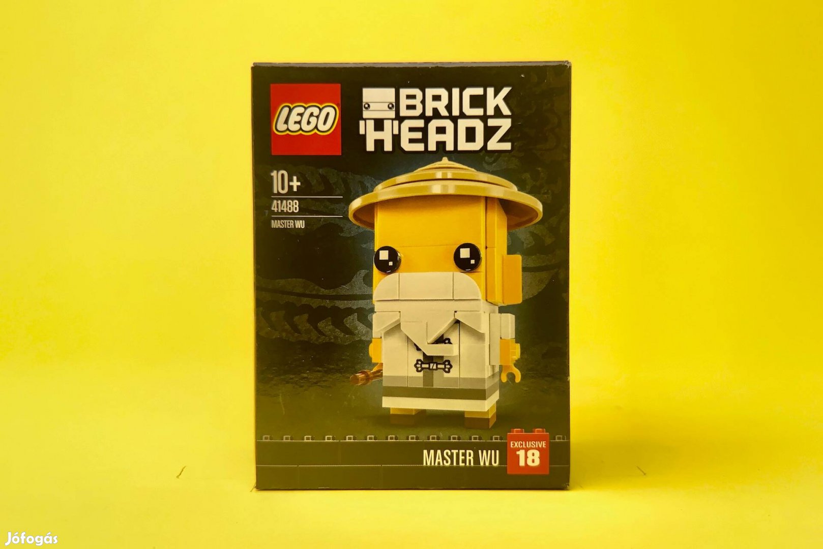 LEGO Brickheadz 41488 Master Wu, Új, Bontatlan