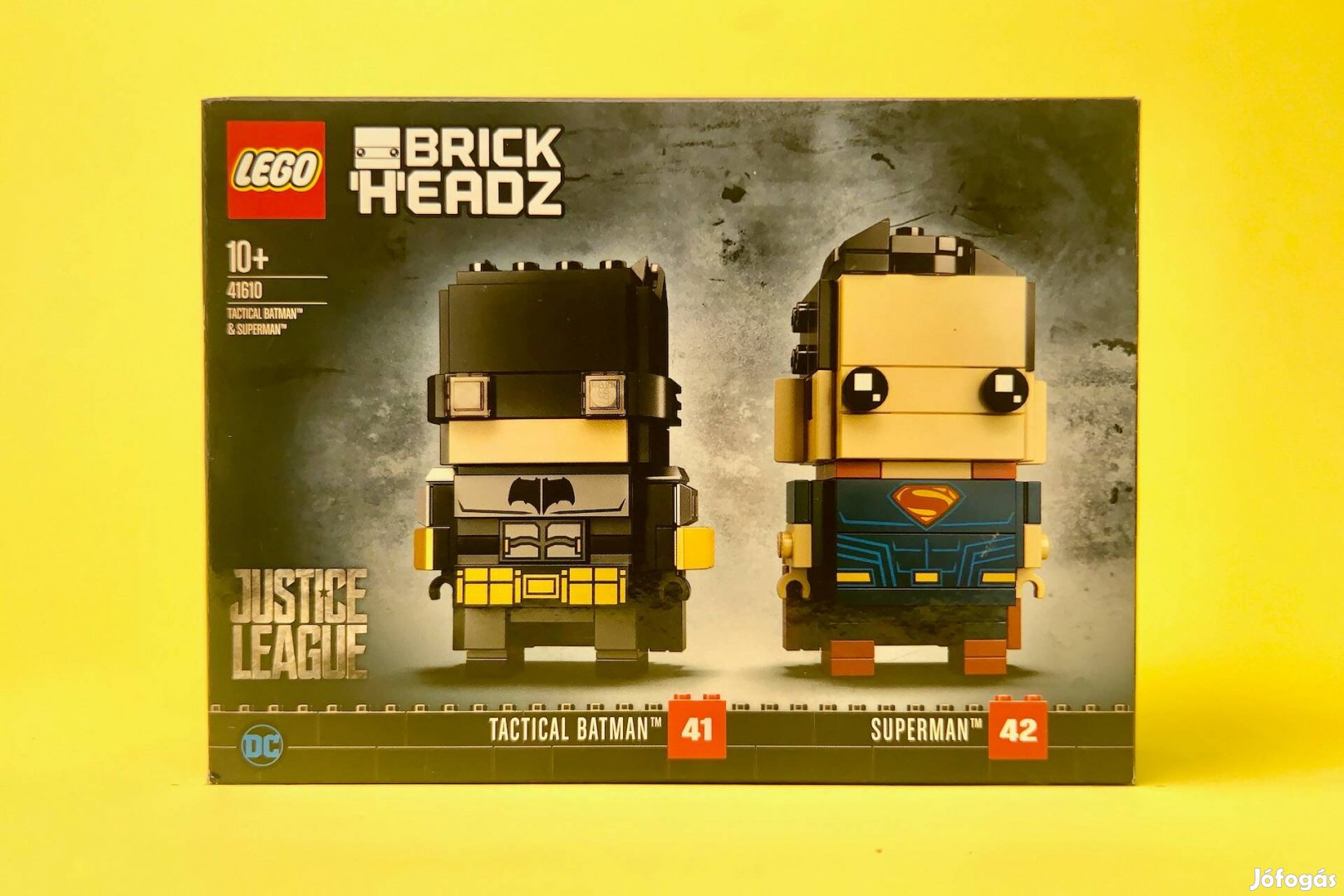 LEGO Brickheadz 41610 Tactical Batman & Superman, Új, Bontatlan