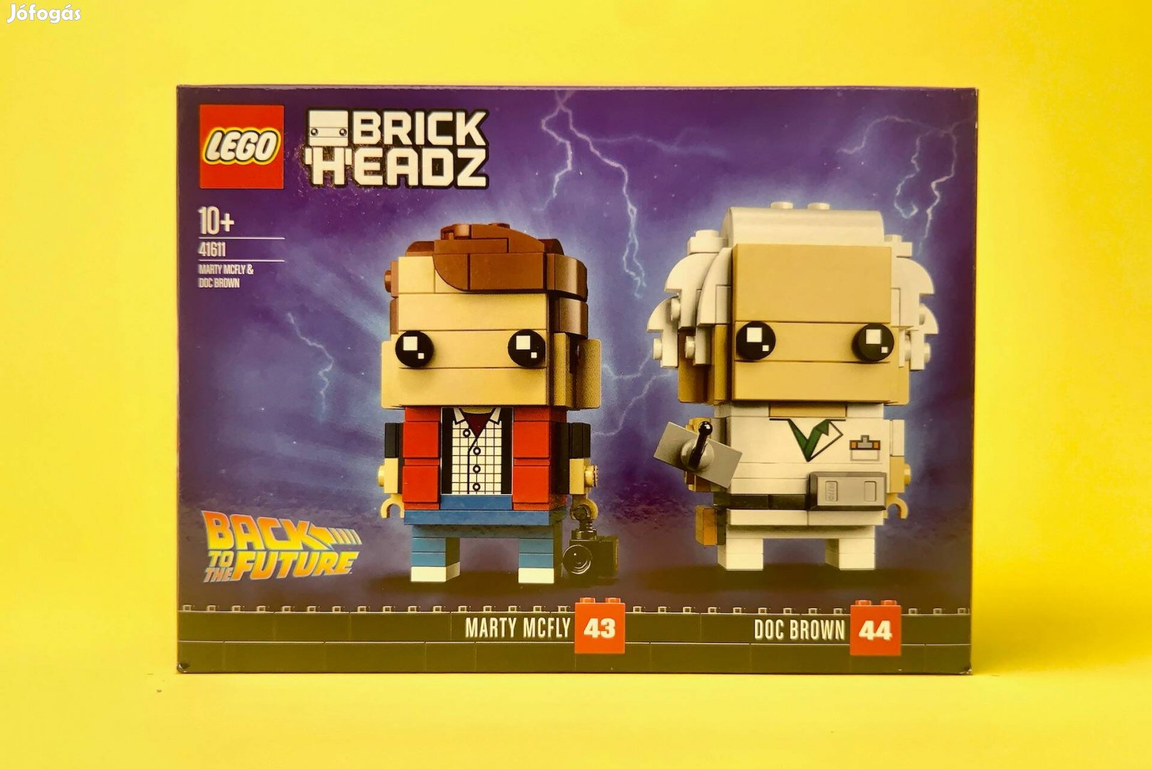 LEGO Brickheadz 41611 Marty Mcfly & Doc Brown, Új, Bontatlan