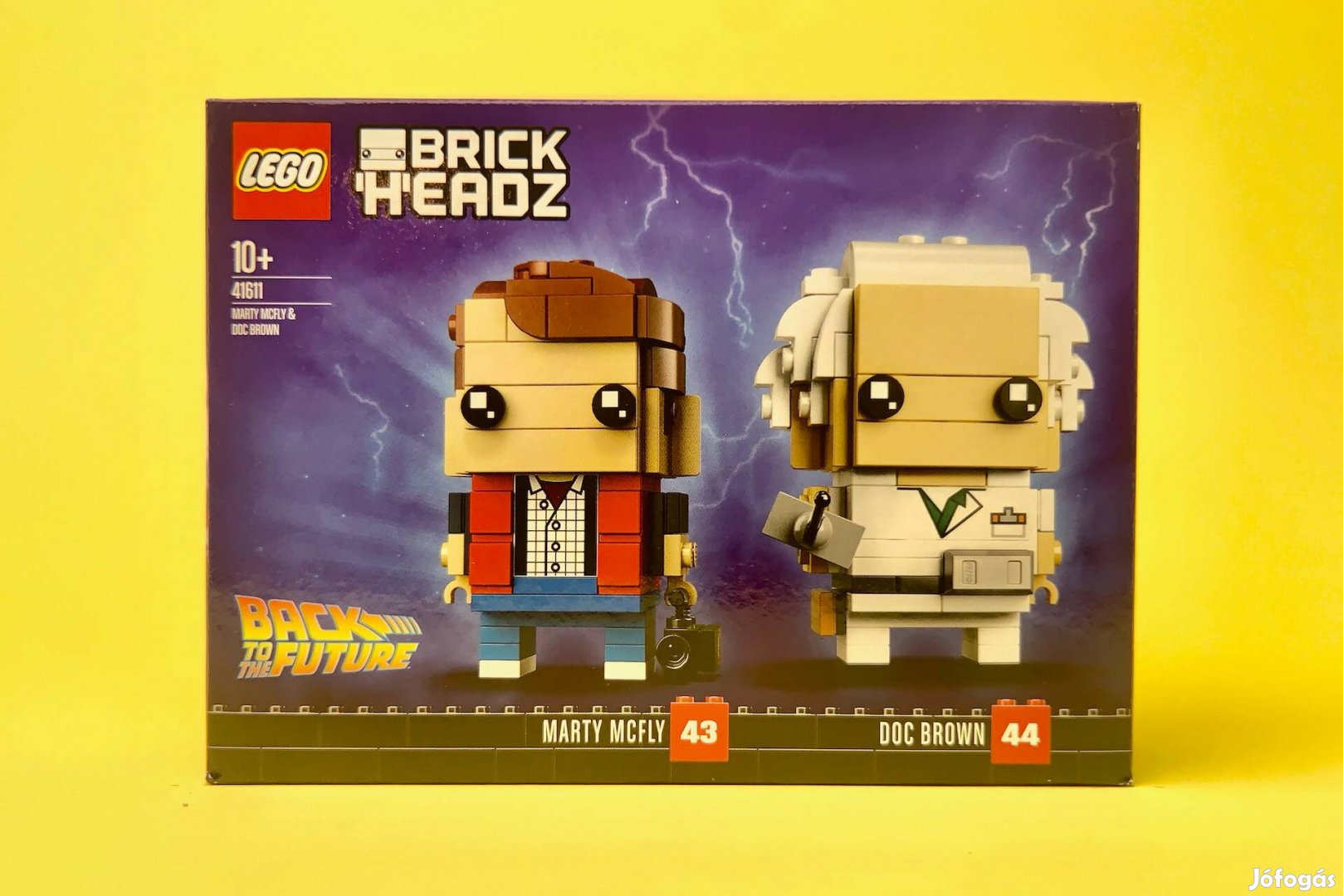 LEGO Brickheadz 41611 Marty Mcfly & Doc Brown, Új, Bontatlan