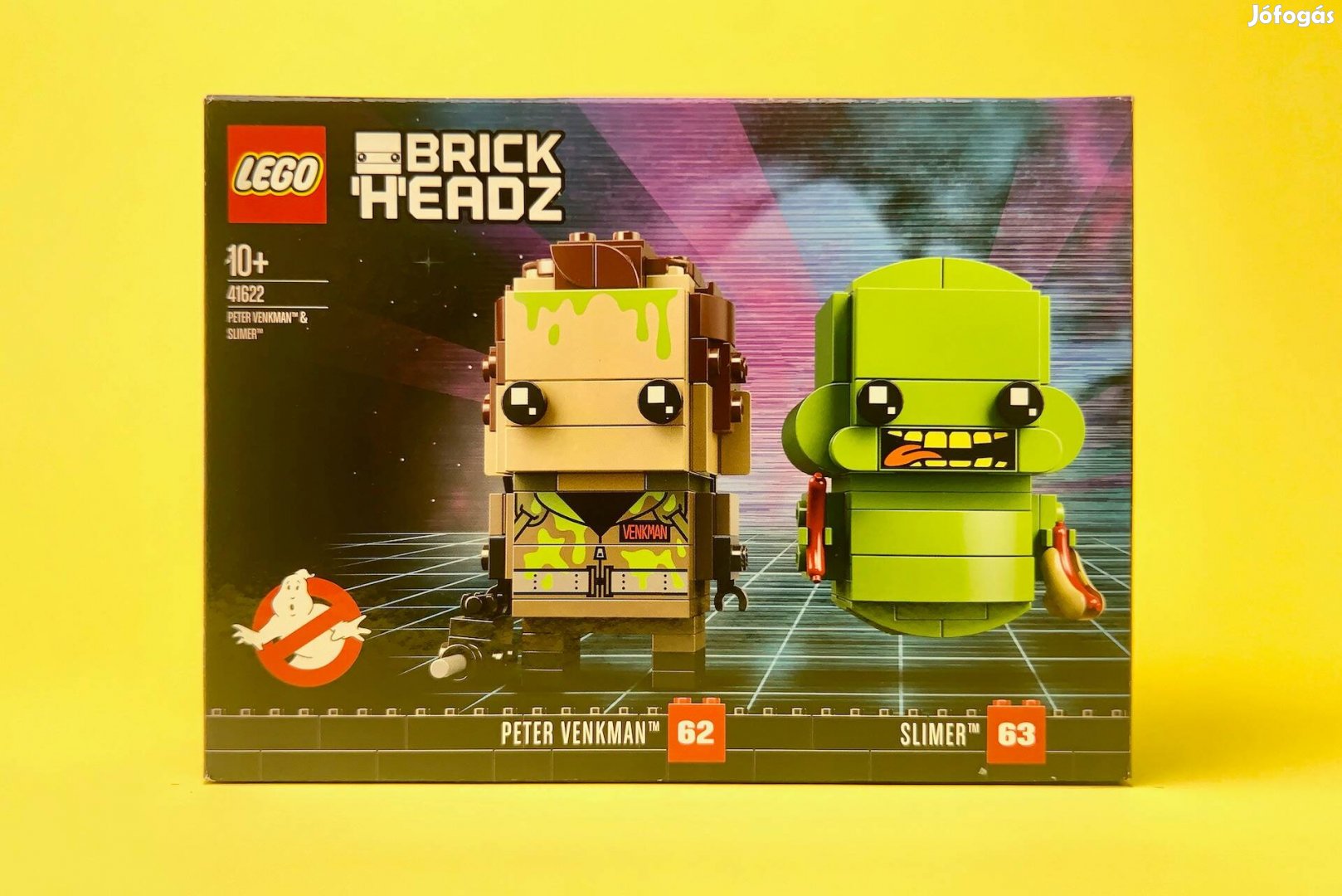 LEGO Brickheadz 41622 Peter Venkman & Slimer, Új, Bontatlan