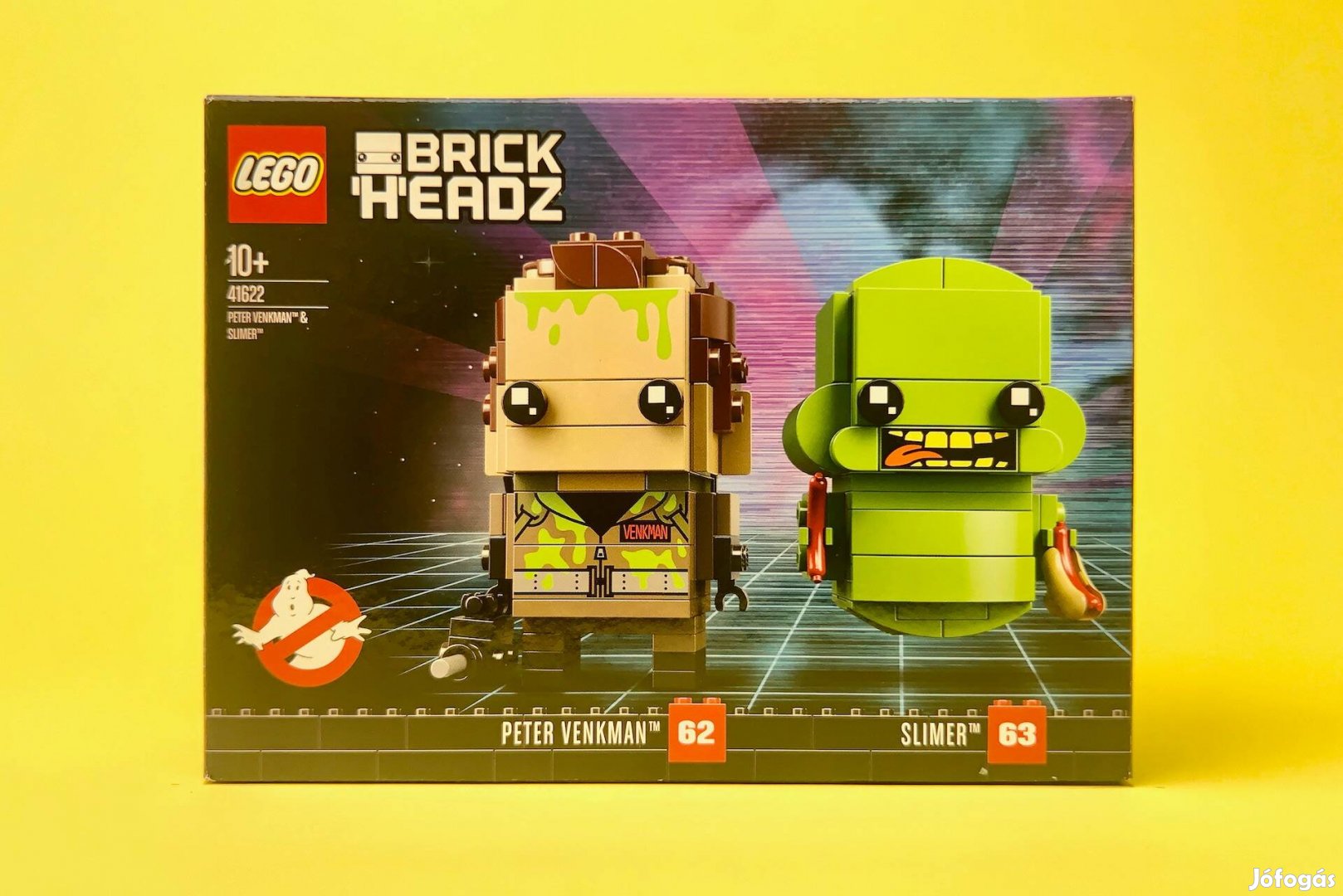 LEGO Brickheadz 41622 Peter Venkman & Slimer, Új, Bontatlan