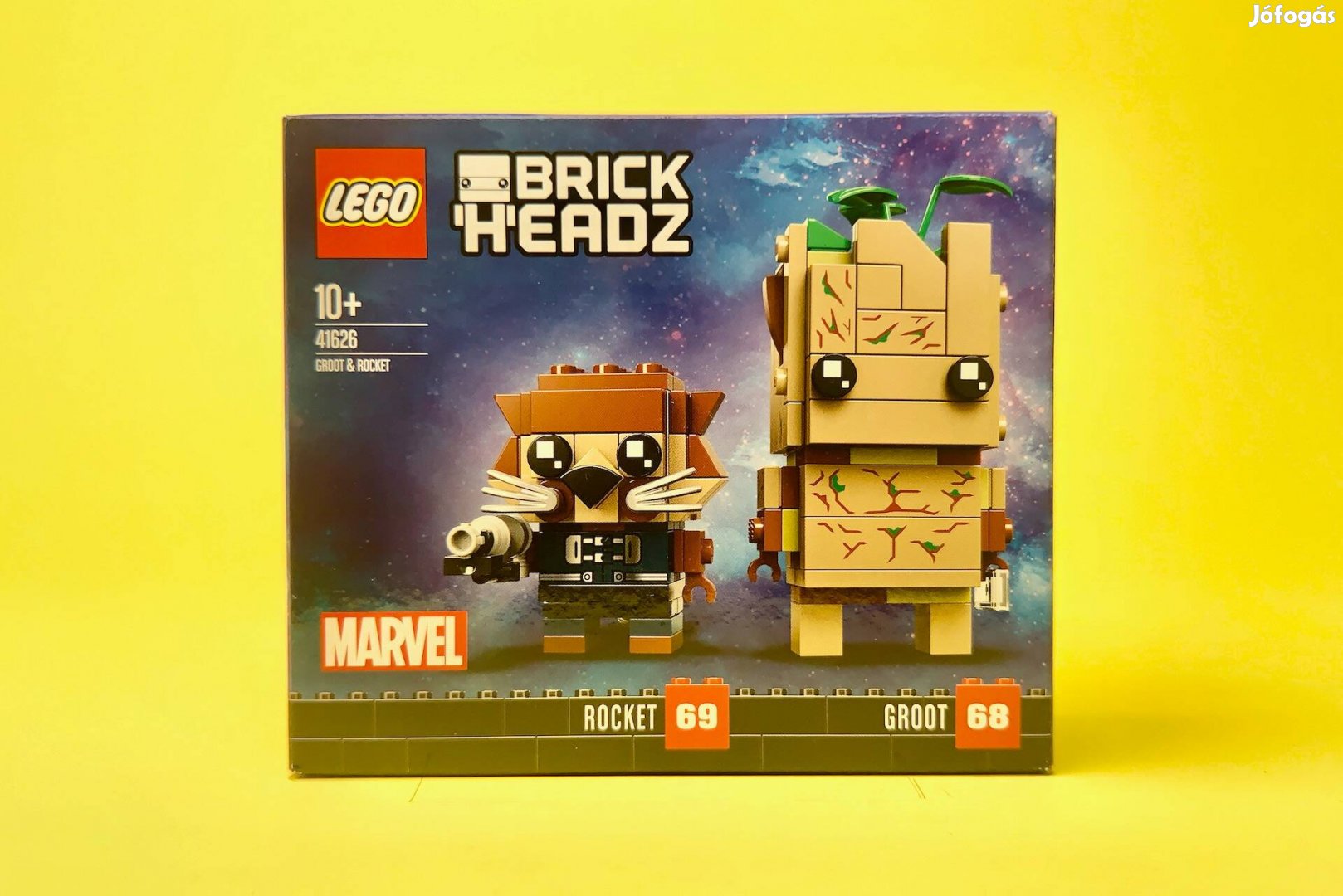 LEGO Brickheadz 41626 Groot & Rocket, Új, Bontatlan