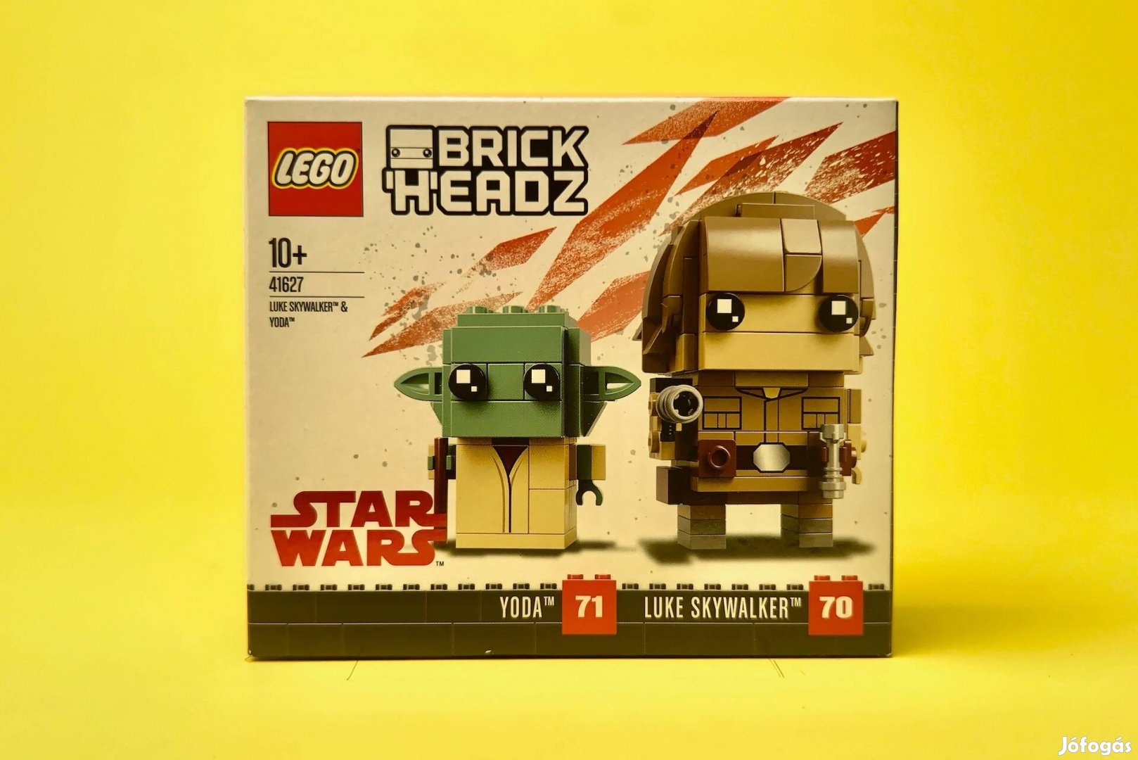 LEGO Brickheadz 41627 Luke Skywalker & Yoda, Új, Bontatlan