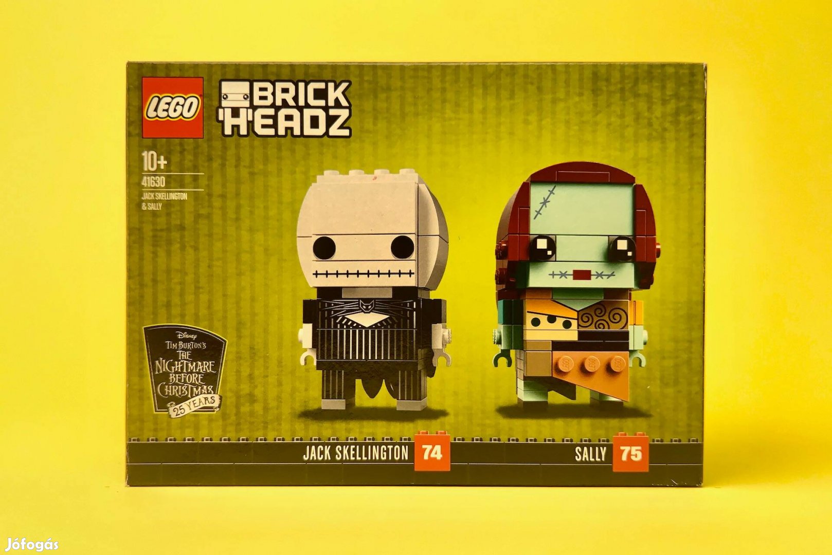 LEGO Brickheadz 41630 Jack Skellington & Sally, Új, Bontatlan