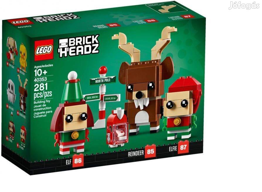 LEGO Brickheadz Rénszarvas, Manó és Manólány 40353