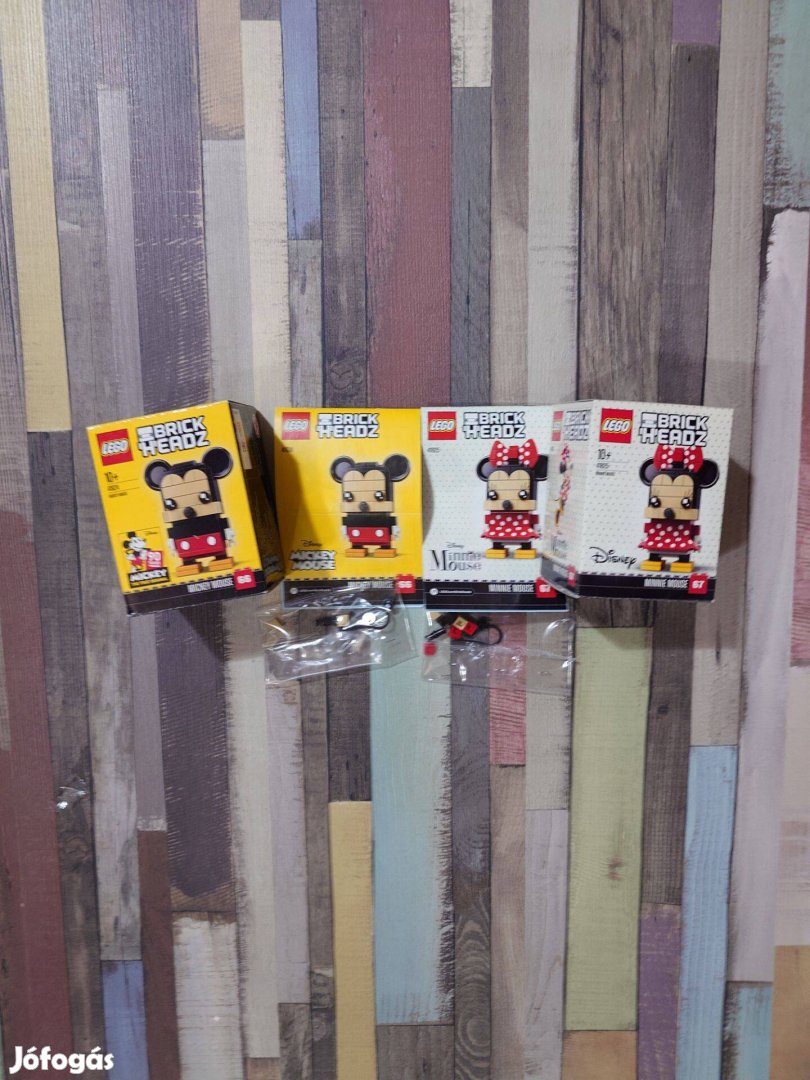 LEGO Brickheadz - Mickey egér 41624 és Minnie egér 41625