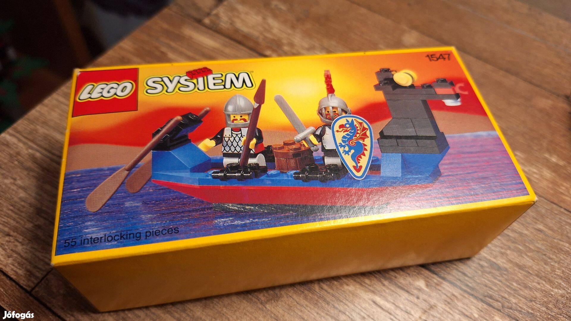 LEGO Castle 1547 black knight boat Bontatlan