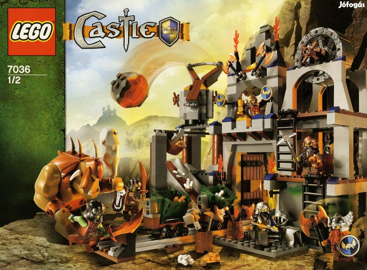 LEGO Castle 7036 Dwarves' Mine bontatlan, új