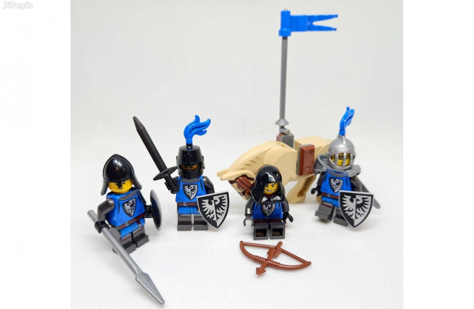 LEGO Castle - Black Falcon - Falcon 3. csapat - 4db figura + ló - Új