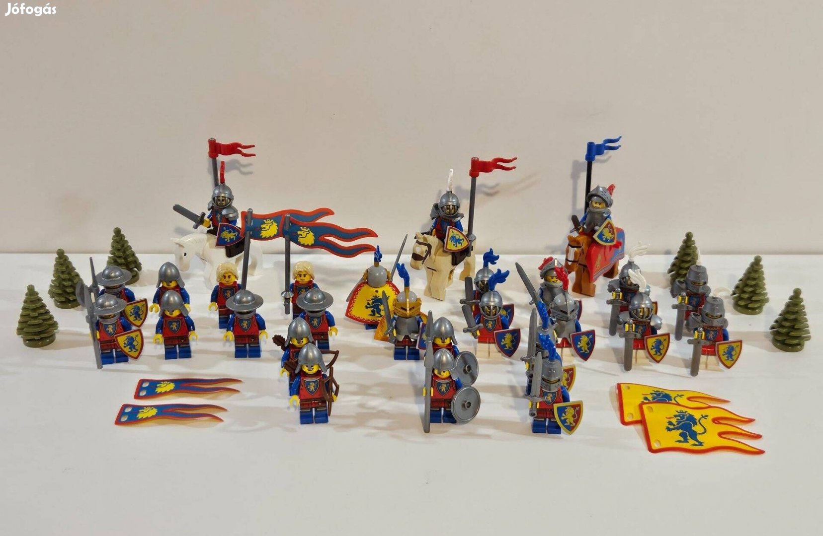 LEGO Castle - Lion Knights sereg, katonák, lovasok - Új