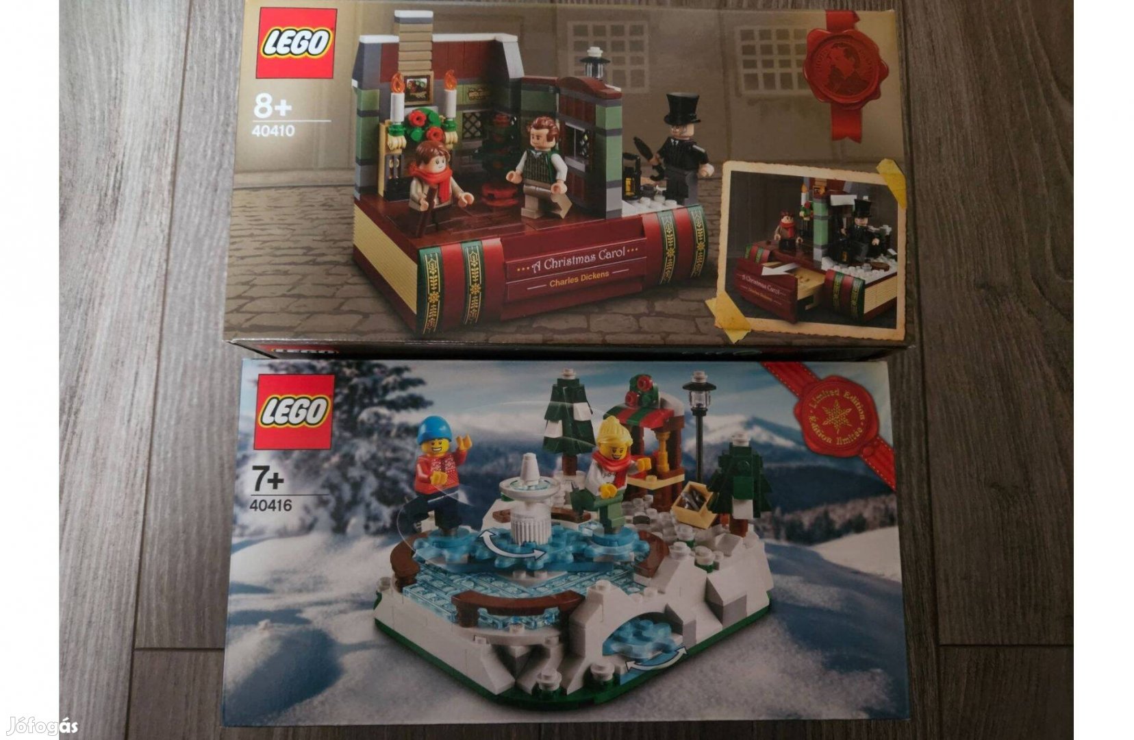 LEGO Charles Dickens emlékmű 40410 Karácsonyi korcsolya 40416 új eladó