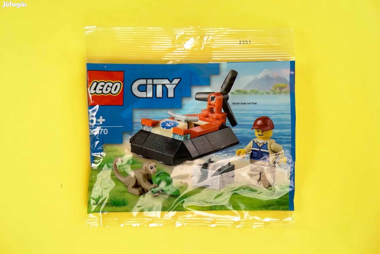 LEGO City 30570 Wildlife Rescue Hovercraft, Új, Bontatlan