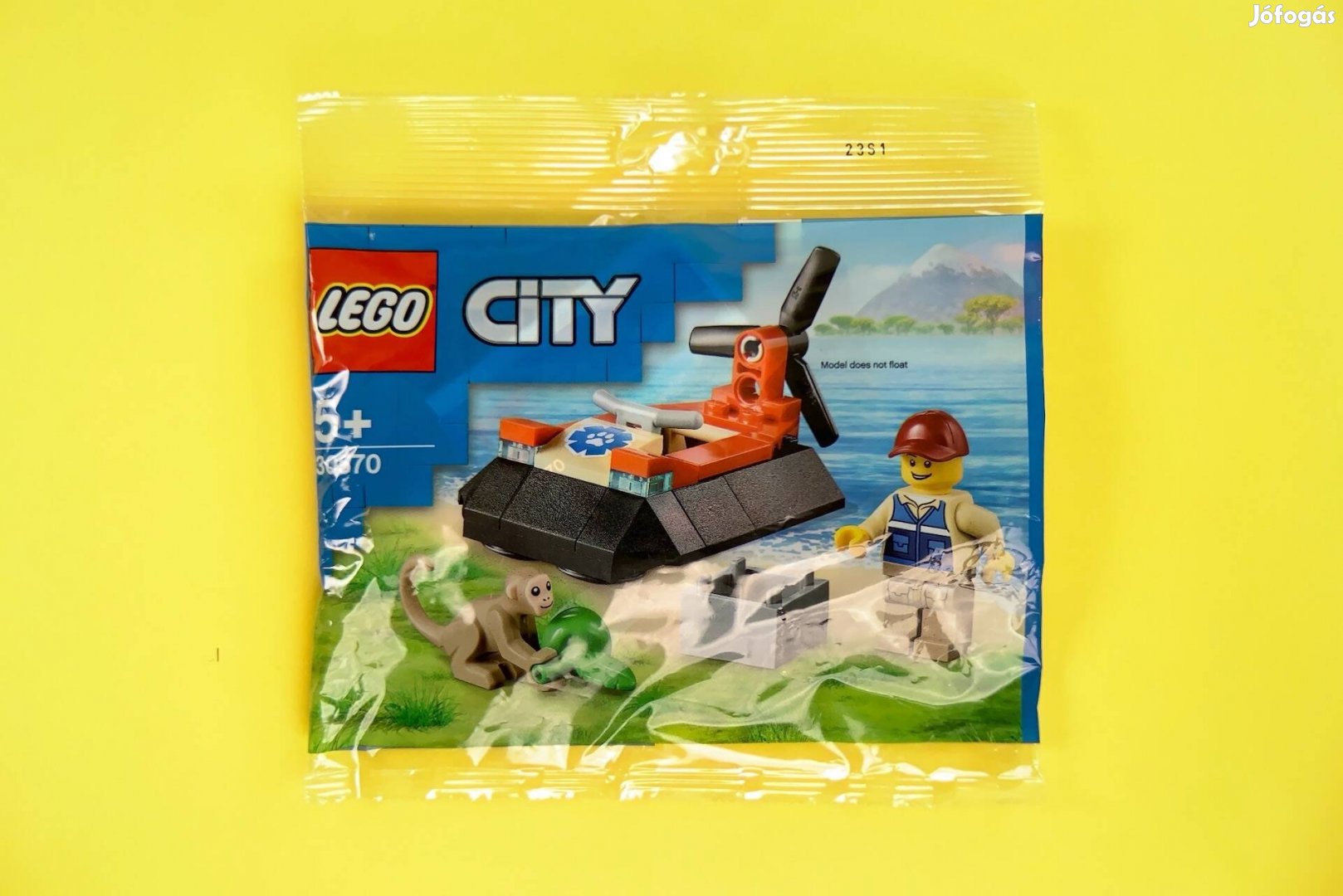 LEGO City 30570 Wildlife Rescue Hovercraft, Új, Bontatlan