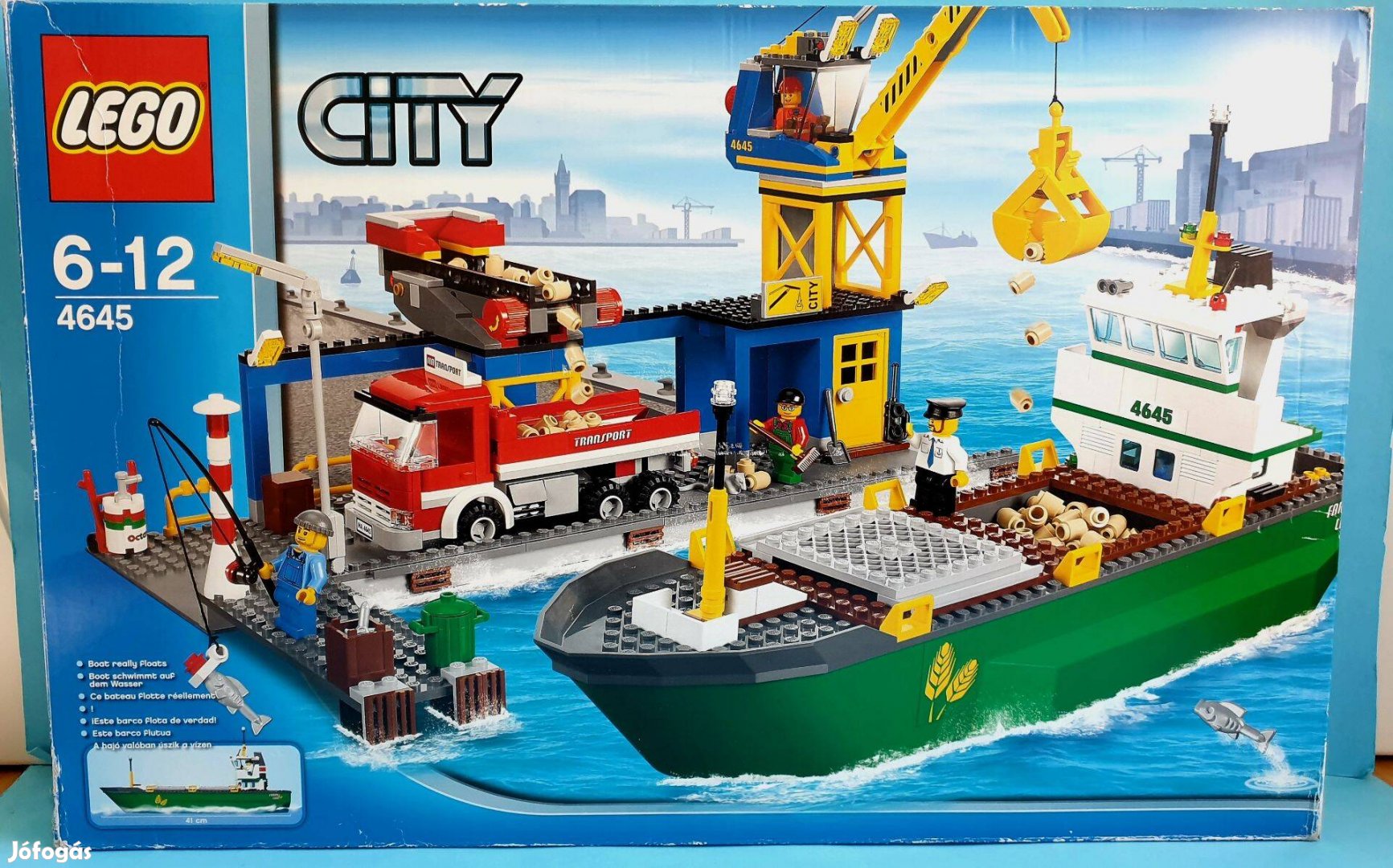 LEGO City 4645 Harbor / Kikötő (2011), bontatlan