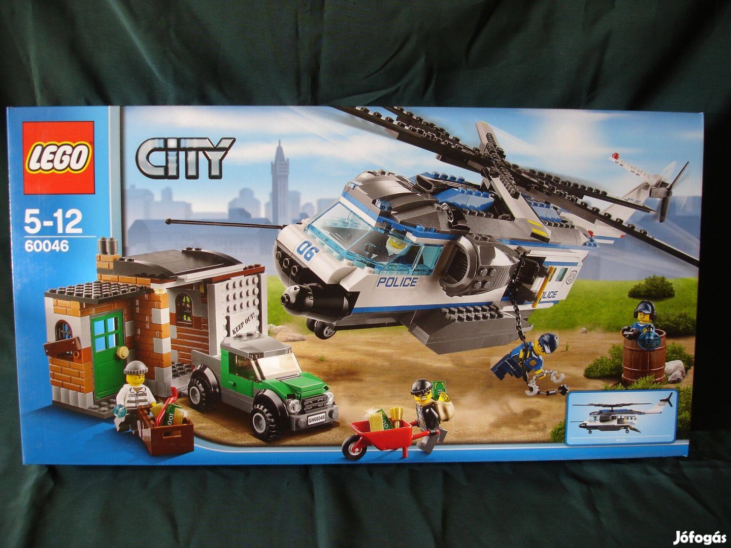 LEGO City 60046 Helikopteres megfigyelés Bontatlan