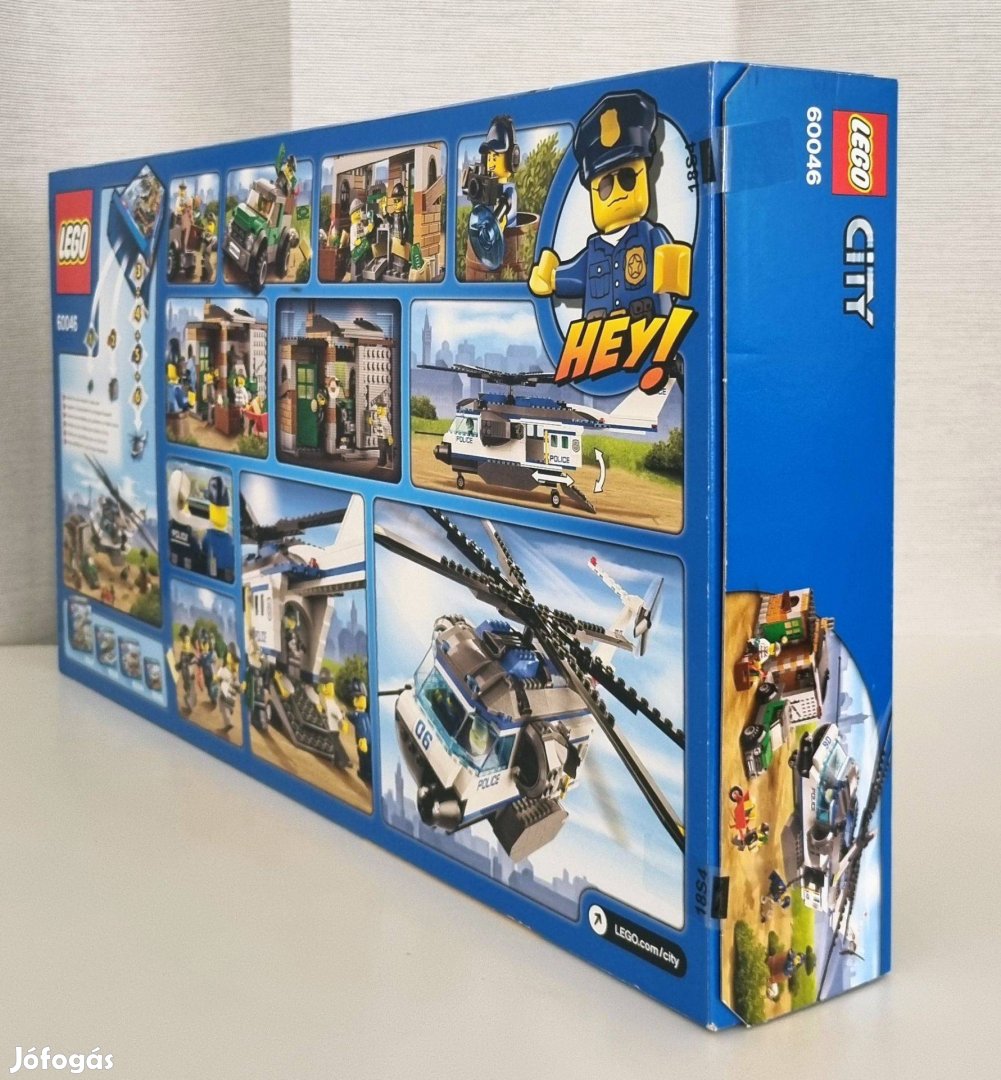 LEGO City 60046 - Helikopteres megfigyelés - Új, Bontatlan