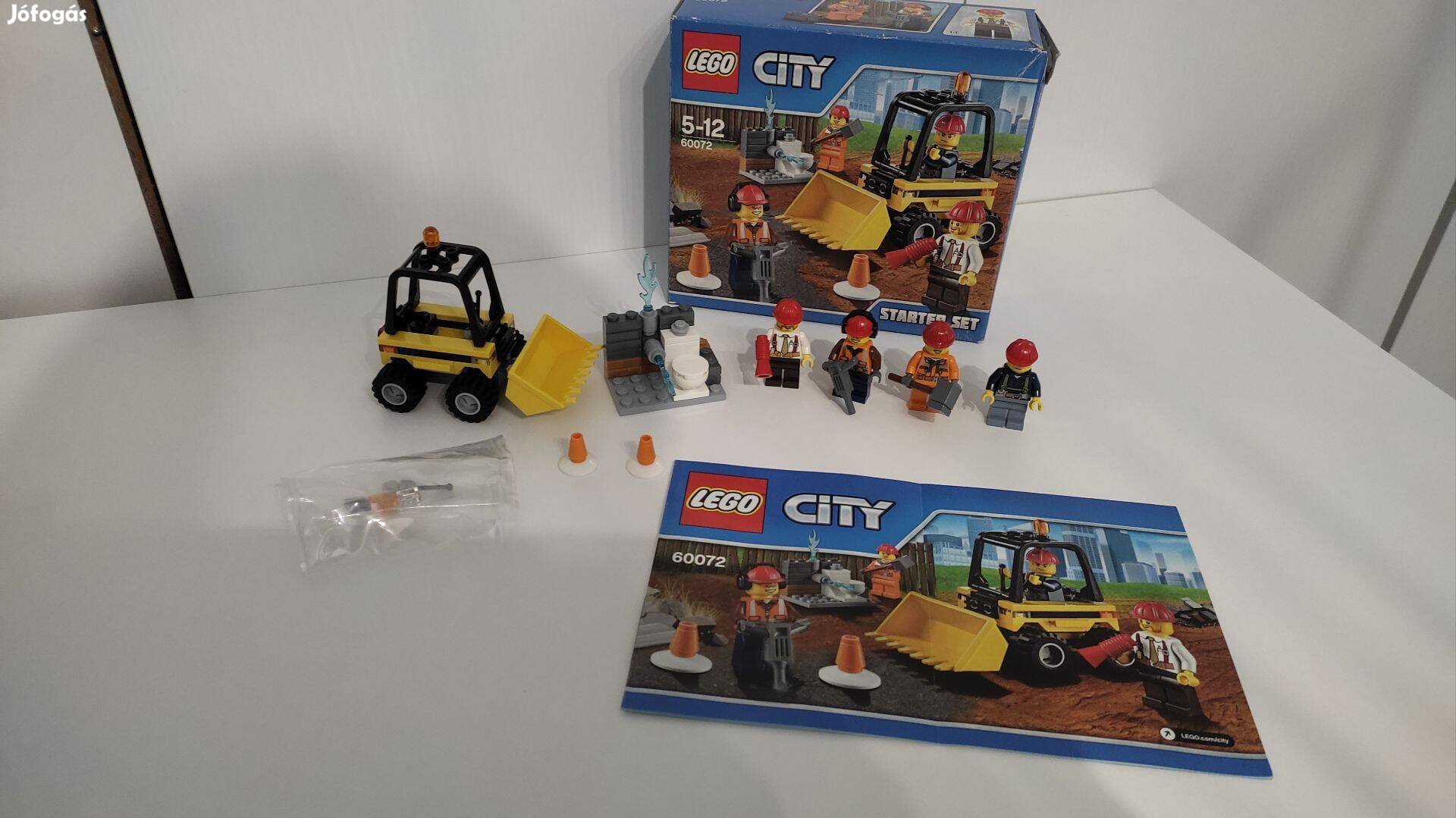 LEGO City 60072 - Bontási munkálatok kezdő készlet - dobozos, újszerű