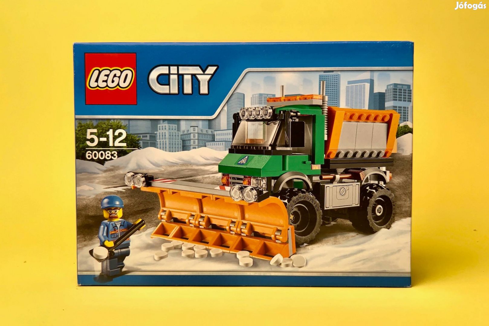 LEGO City 60083 Snowplough Truck, Új, Bontatlan