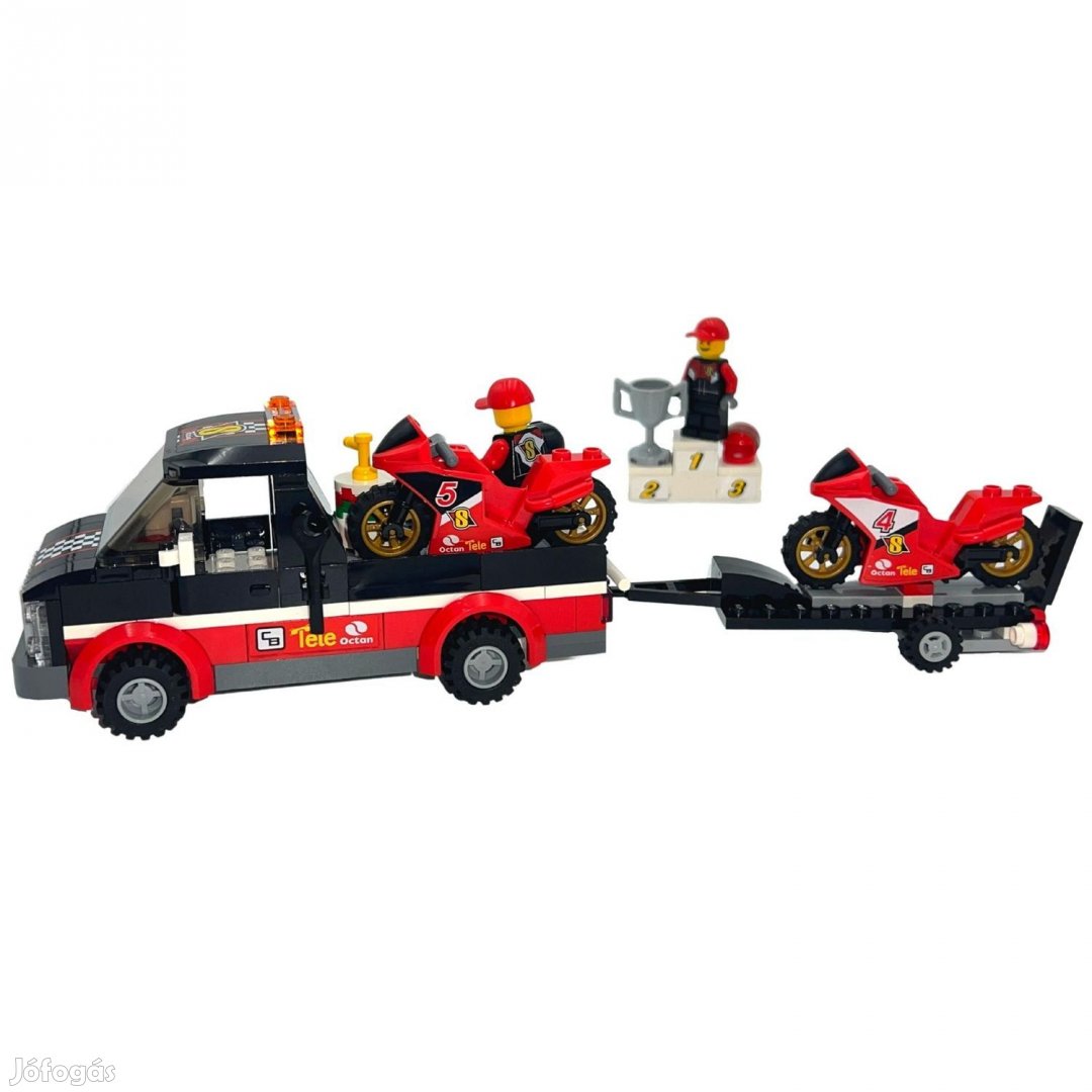 LEGO City 60084 Versenymotor-szállító kamion