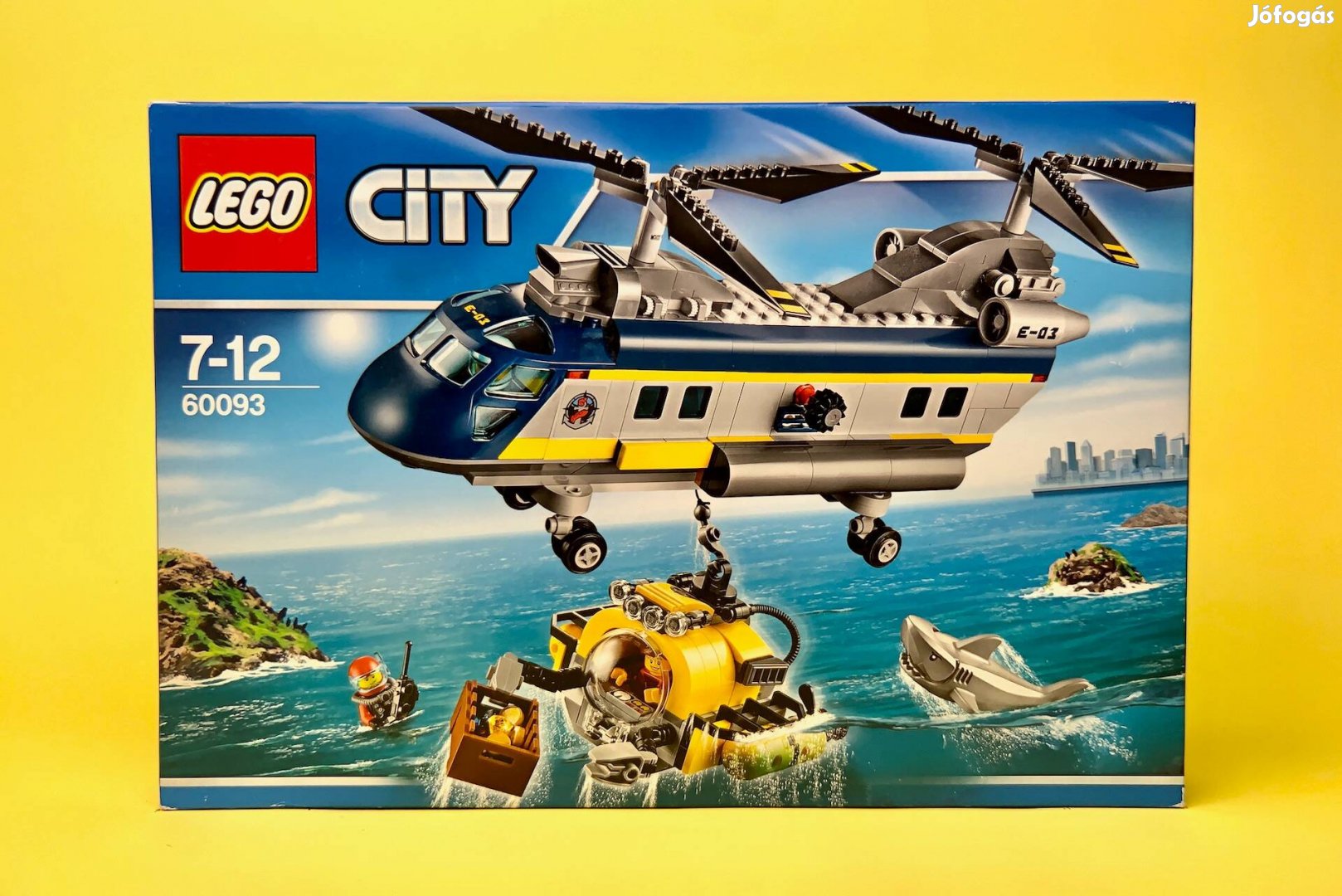 LEGO City 60093 Deep Sea Helicopter, Uj, Bontatlan