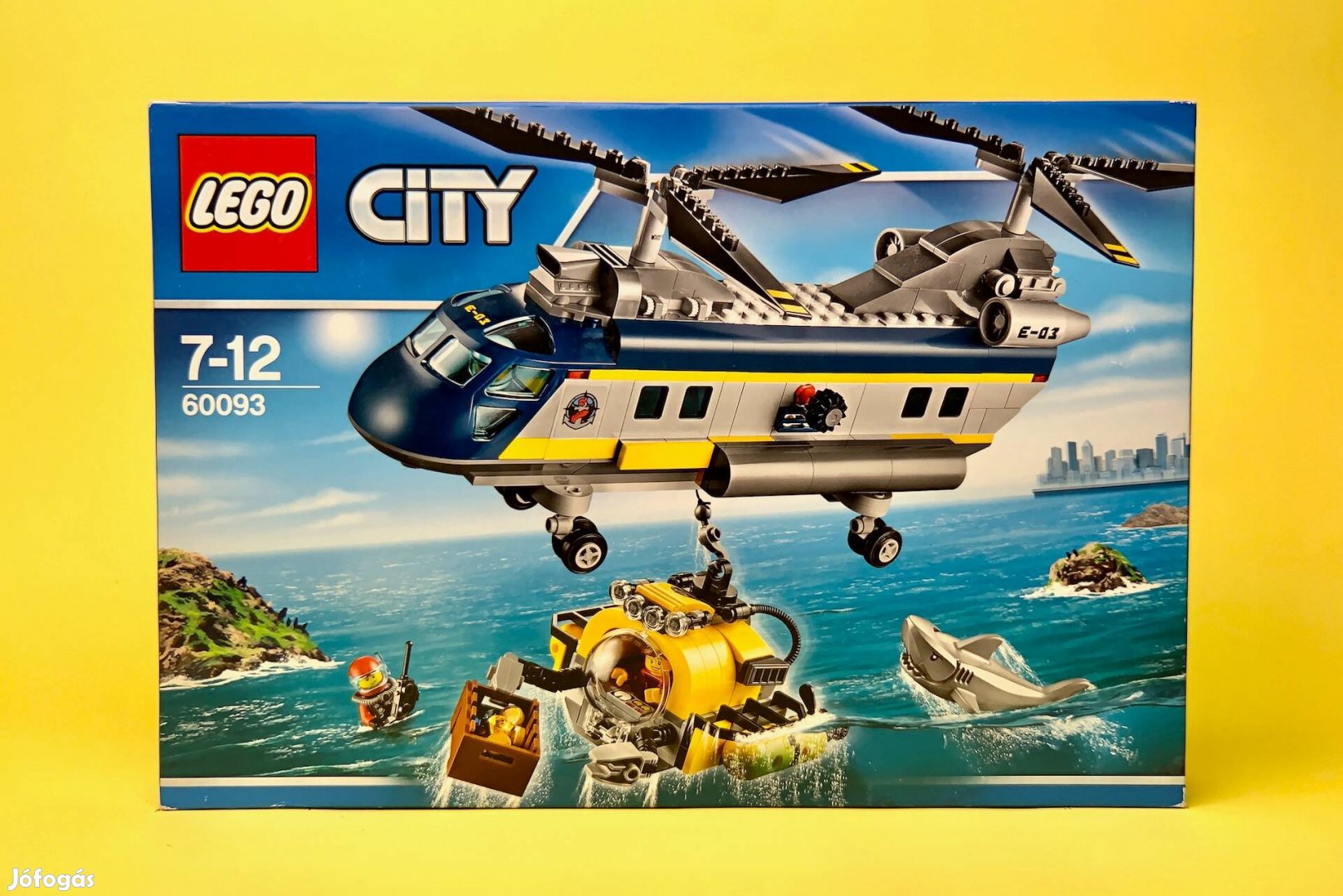 LEGO City 60093 Mélytengeri helikopter, Uj, Bontatlan