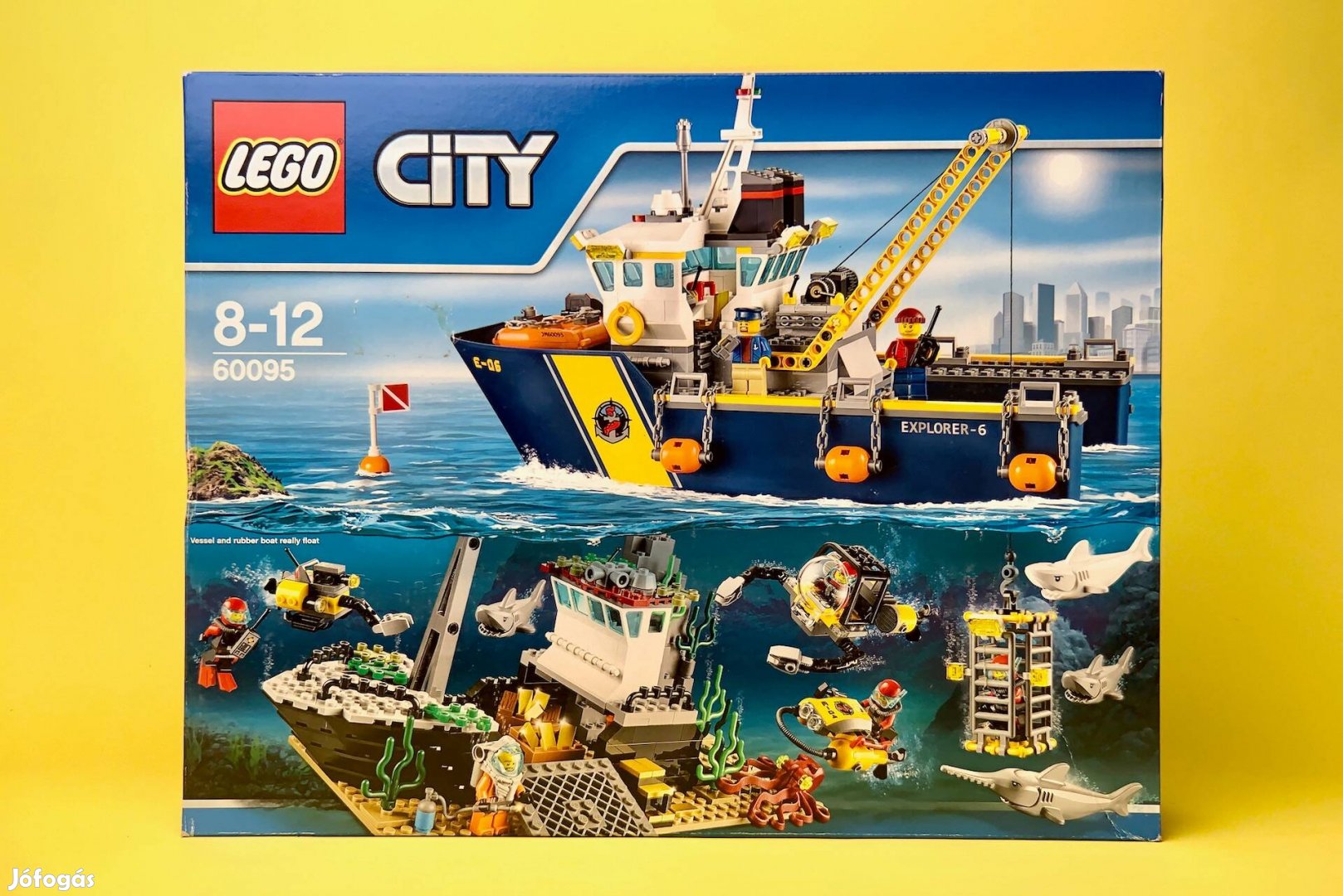 LEGO City 60095 Deep Sea Exploration Vessel, Uj, Bontatlan