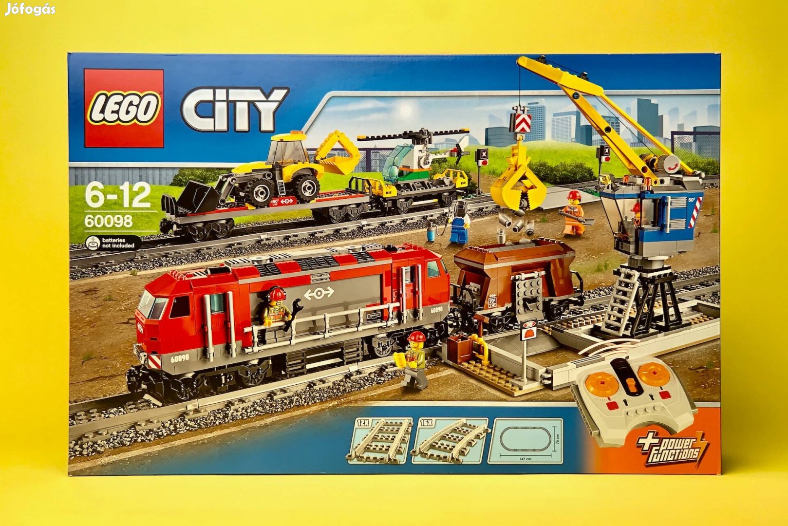 LEGO City 60098 Heavy-Haul Train, Uj, Bontatlan