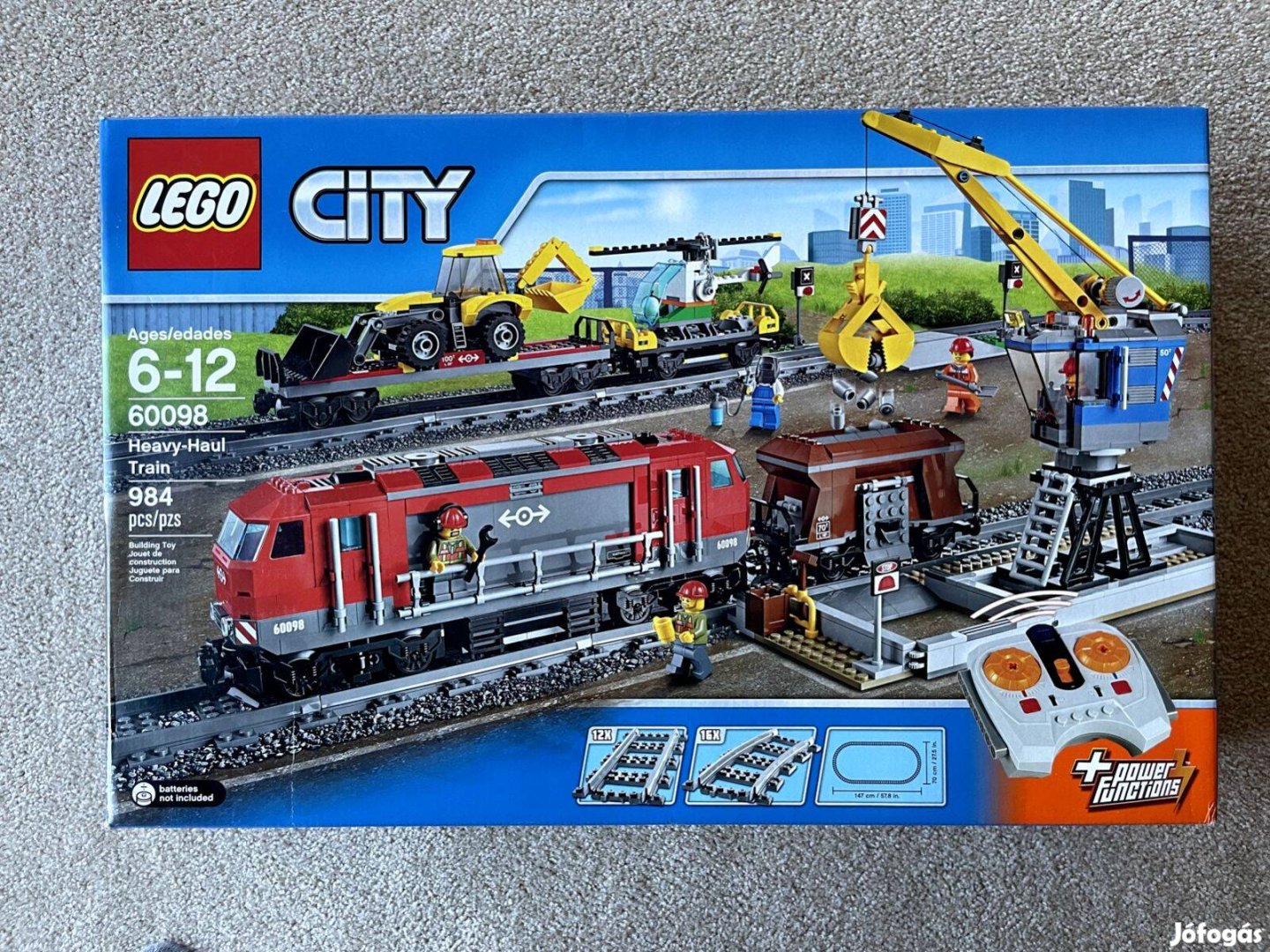 LEGO City 60098 Piros tehervonat Bontatlan