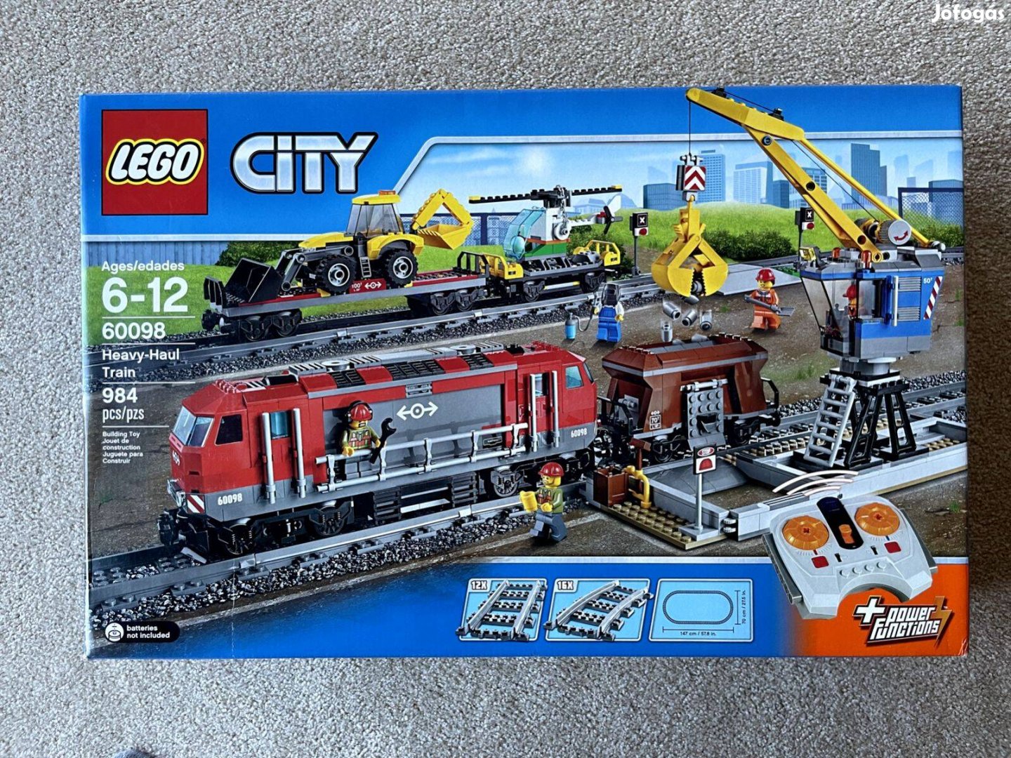 LEGO City 60098 Piros tehervonat Bontatlan