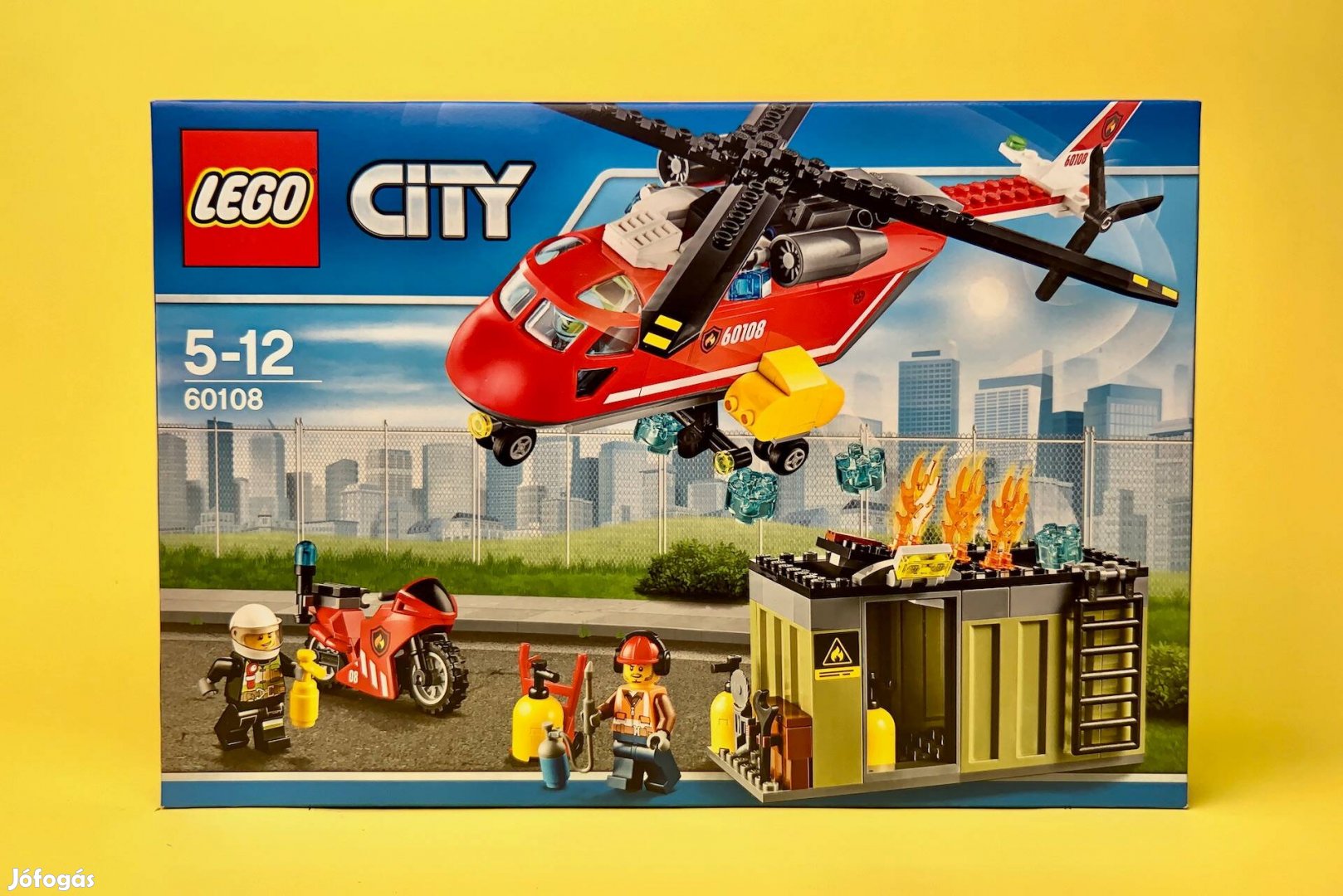 LEGO City 60108 Fire Response Unit, Uj, Bontatlan