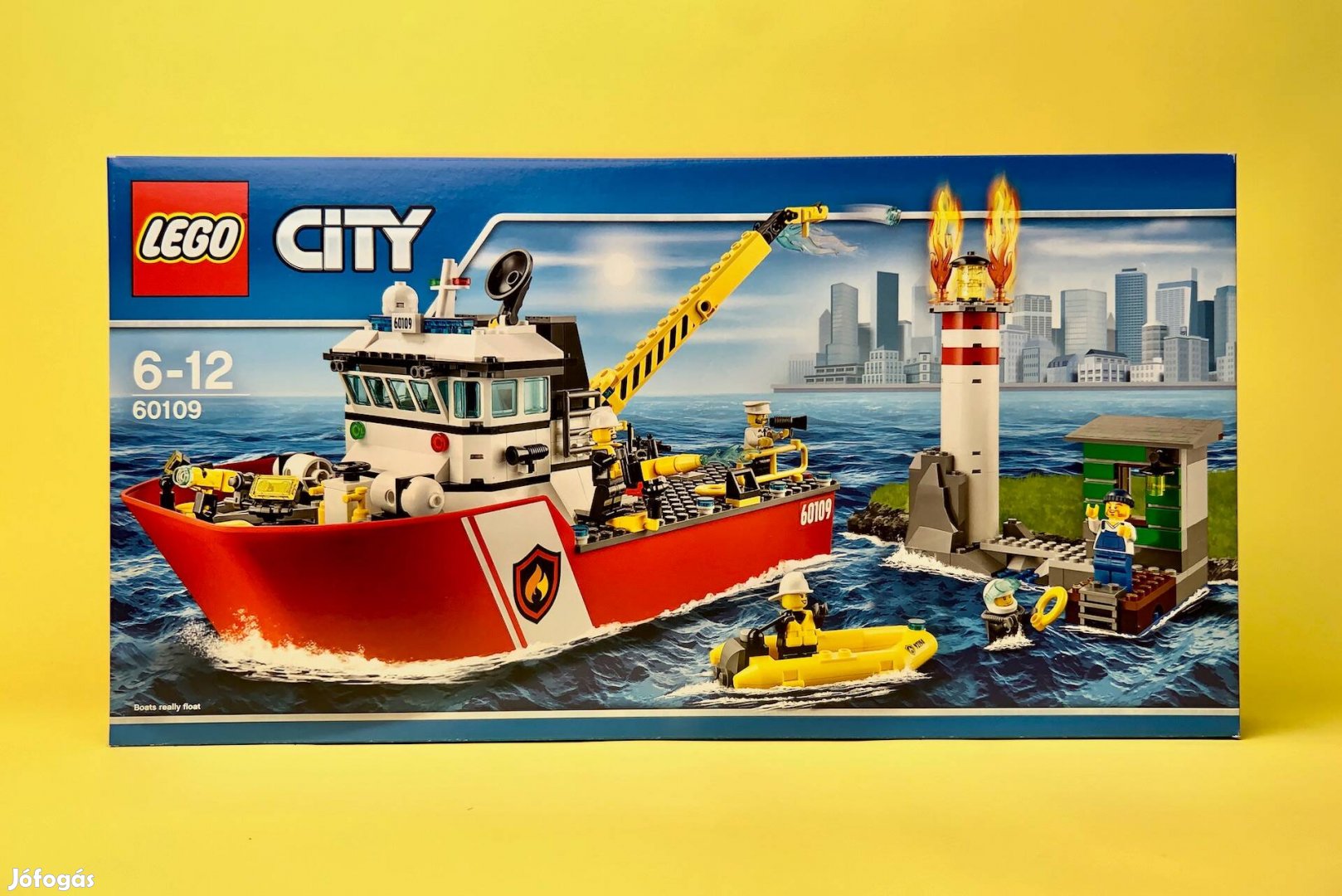 LEGO City 60109 Tűzoltóhajó, Uj, Bontatlan