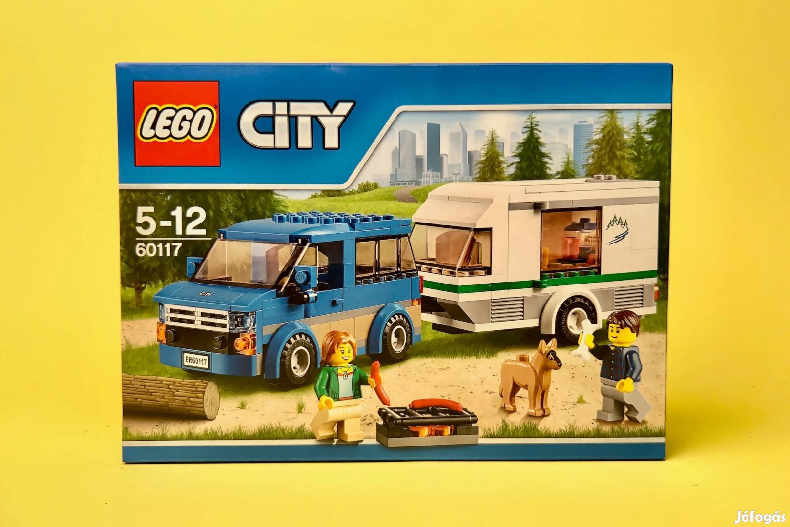 LEGO City 60117 Furgon és lakókocsi, Uj, Bontatlan