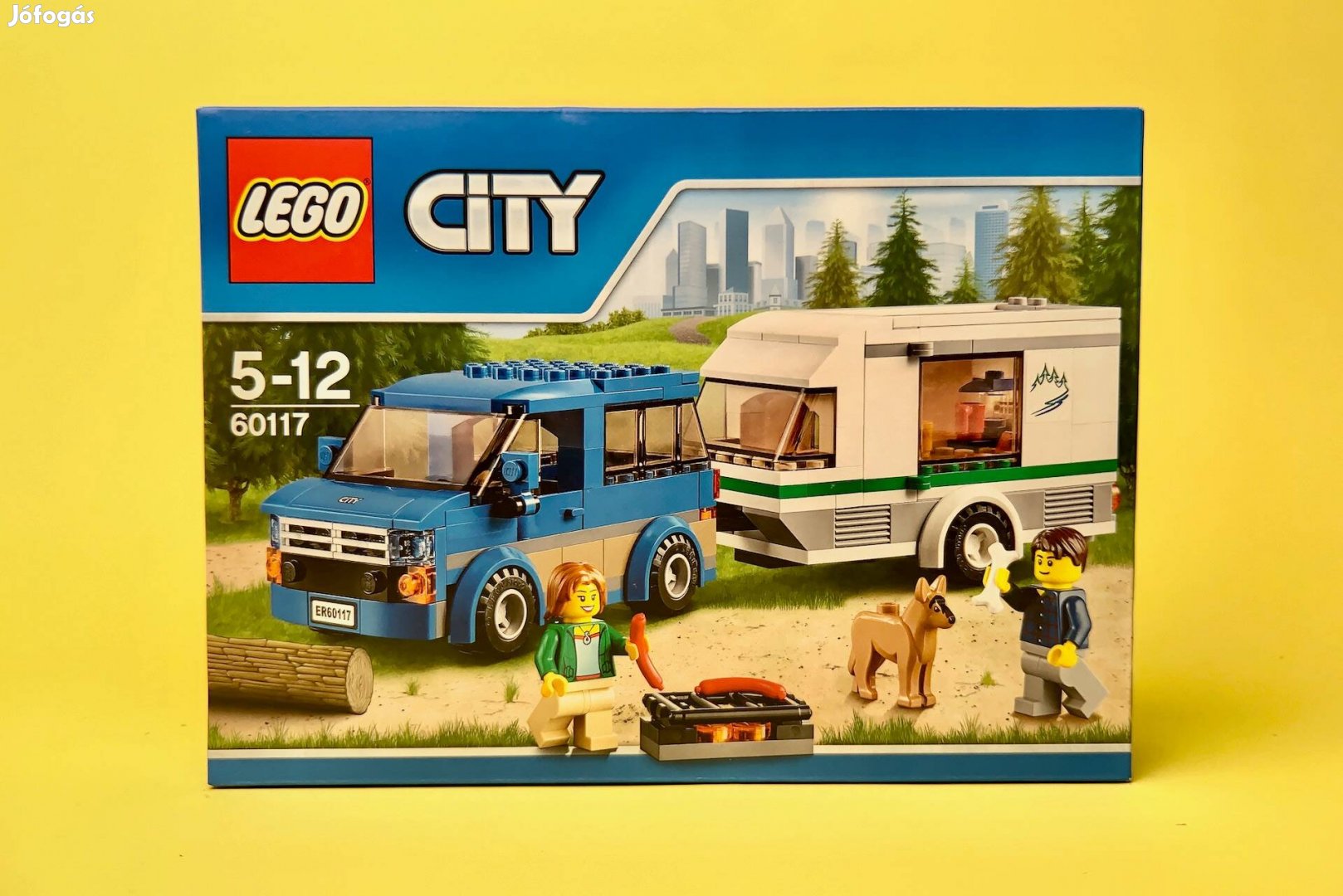 LEGO City 60117 Van & Caravan, Uj, Bontatlan