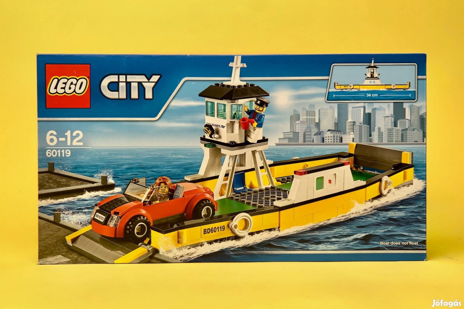 LEGO City 60119 Ferry, Új, Bontatlan