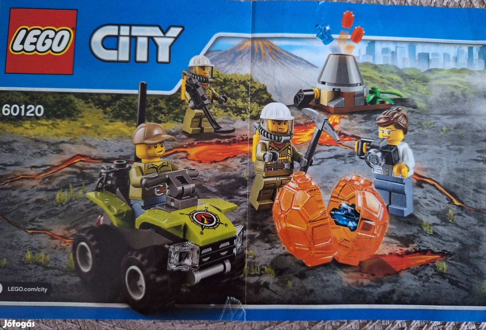 LEGO City 60120 Vulkán kezdőkészlet