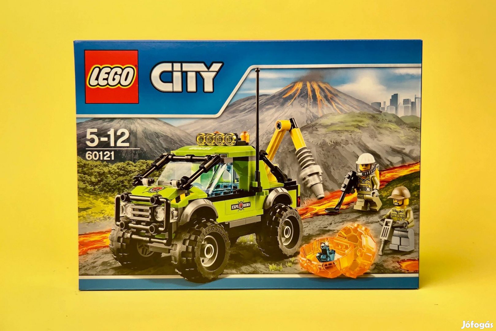 LEGO City 60121 Volcano Exploration Truck, Uj, Bontatlan