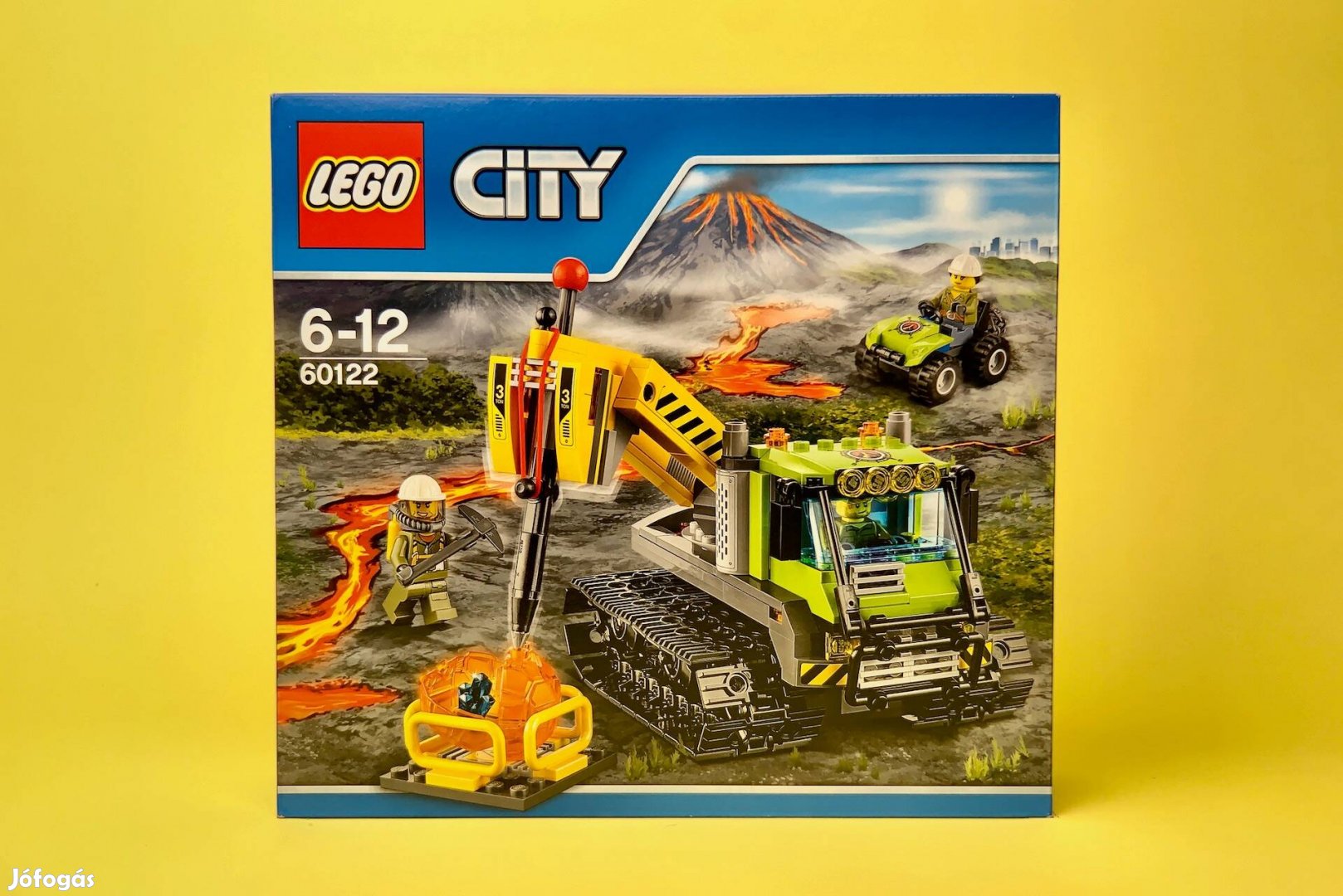 LEGO City 60122 Volcano Crawler, Uj, Bontatlan