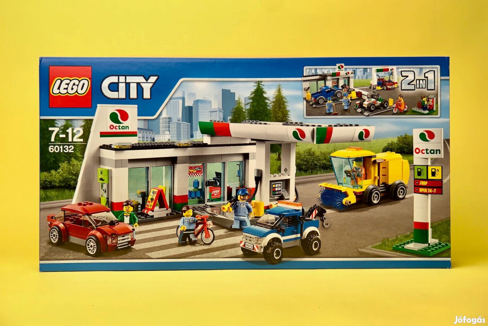 LEGO City 60132 Benzinkút, Uj, Bontatlan