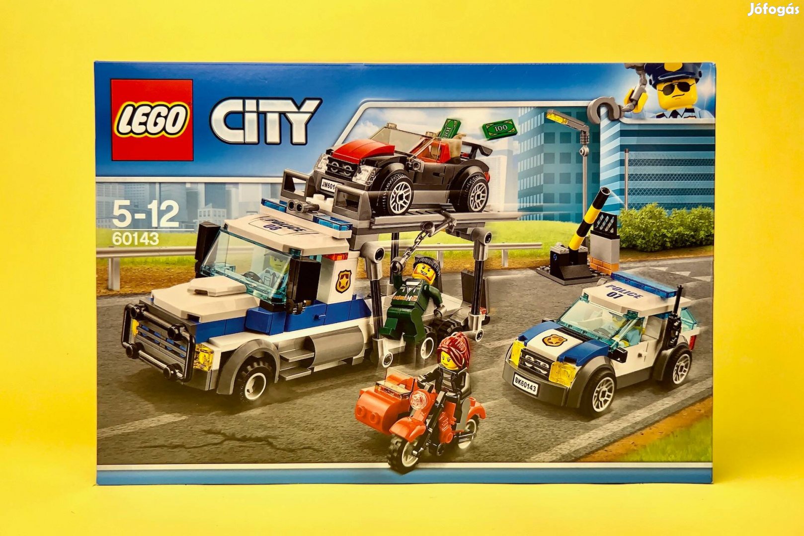 LEGO City 60143 Az autószállító kirablása, Uj, Bontatlan