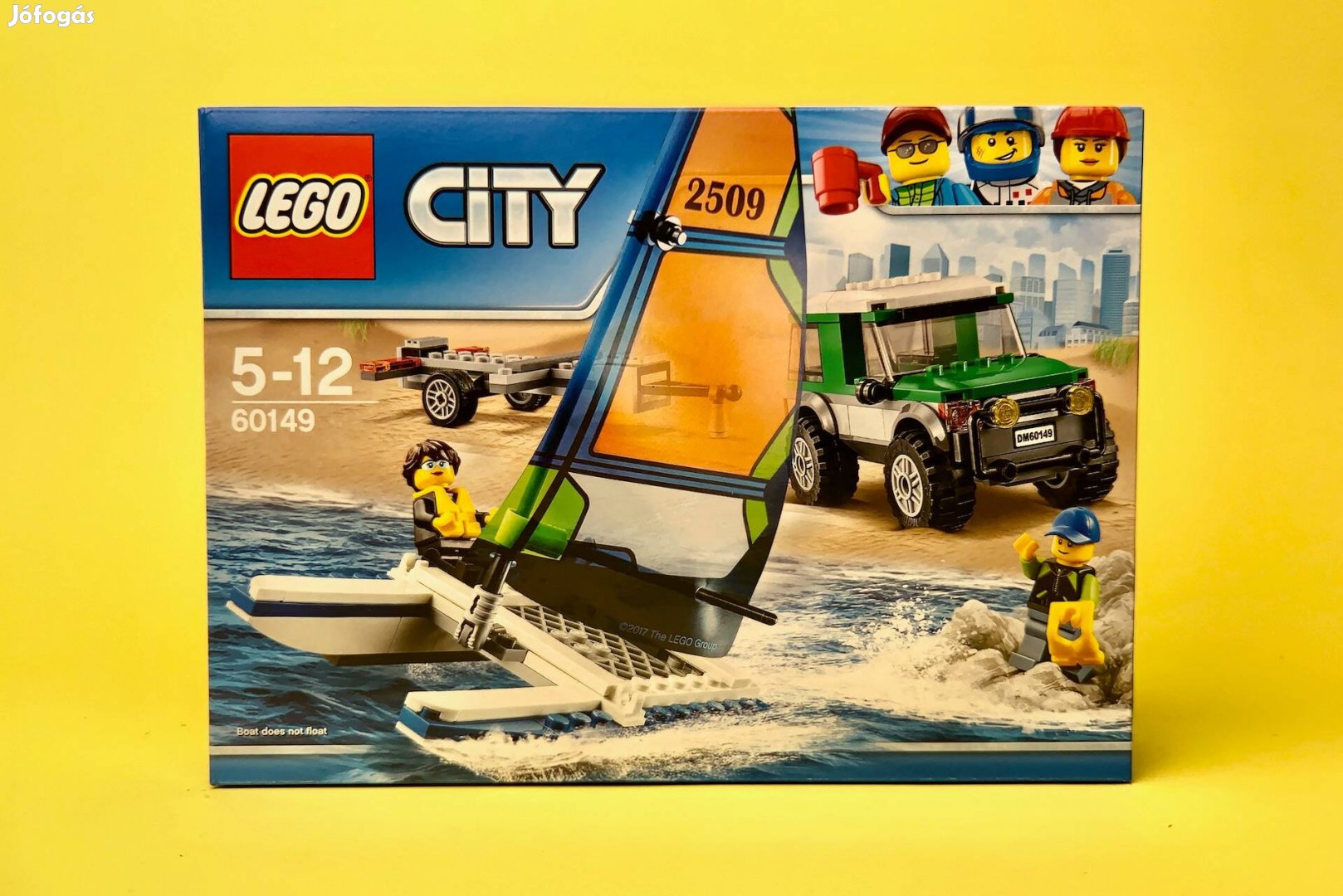 LEGO City 60149 4x4 with Catamaran, Új, Bontatlan