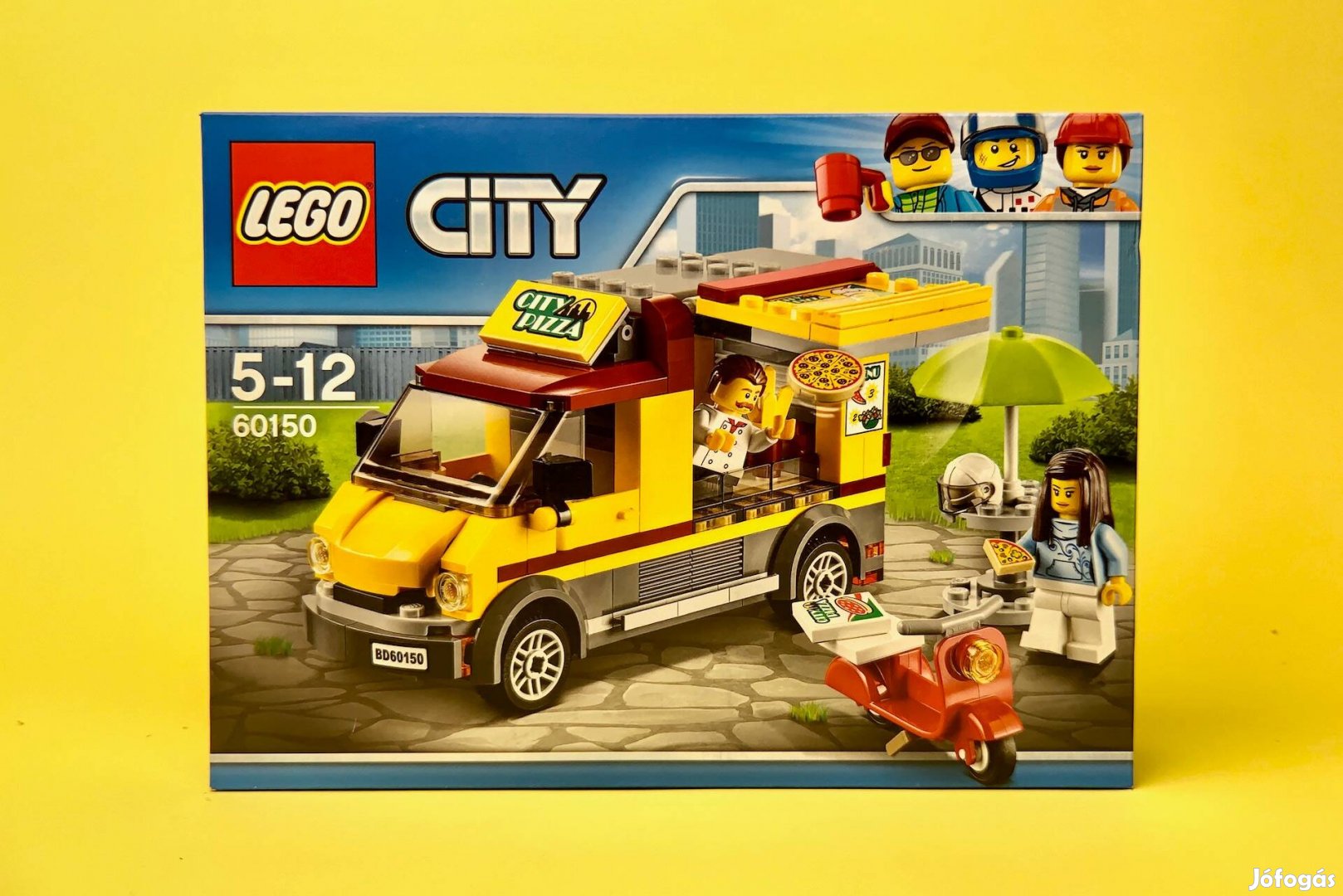 LEGO City 60150 Pizza Van, Új, Bontatlan