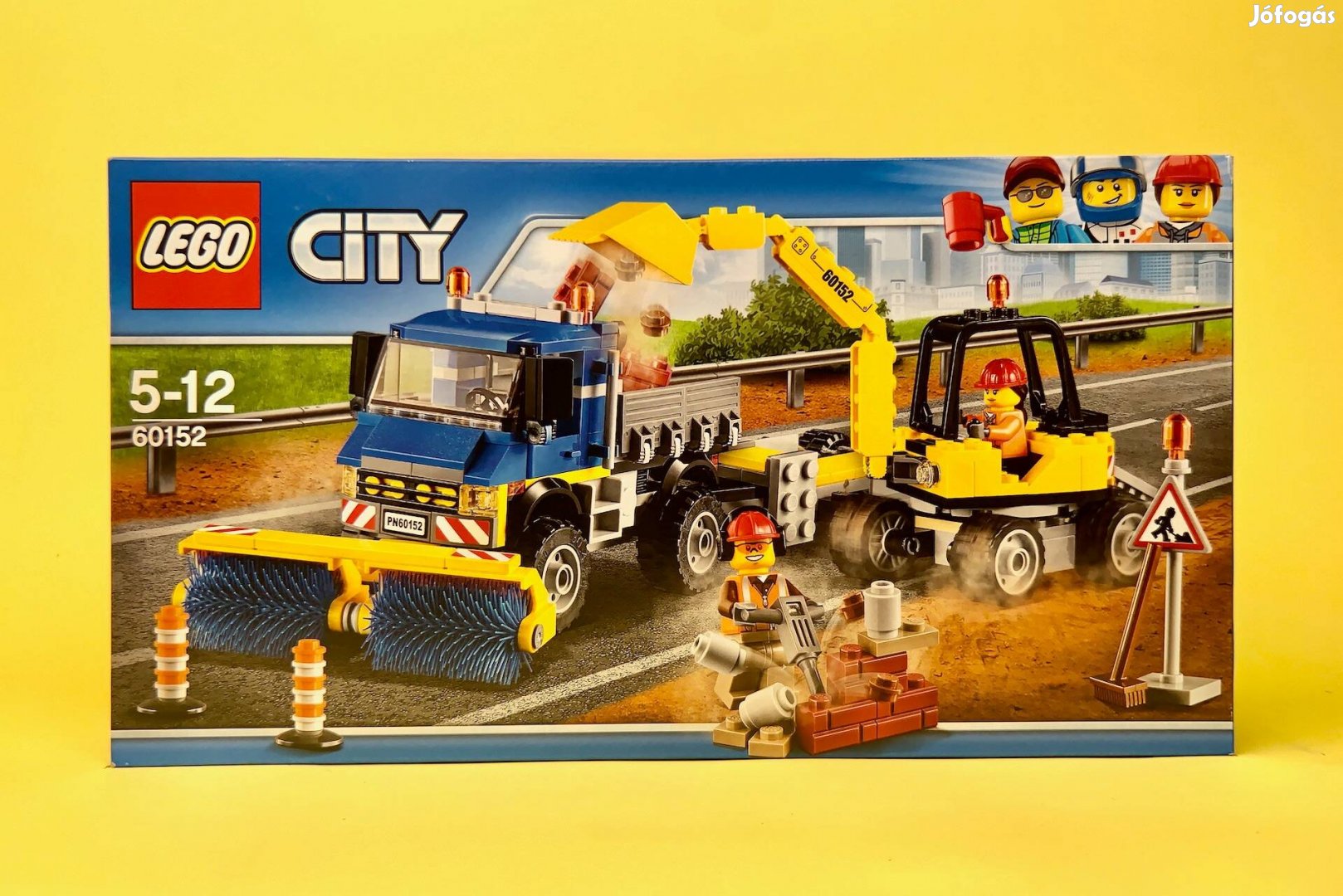 LEGO City 60152 Seprőgép és exkavátor, Uj, Bontatlan